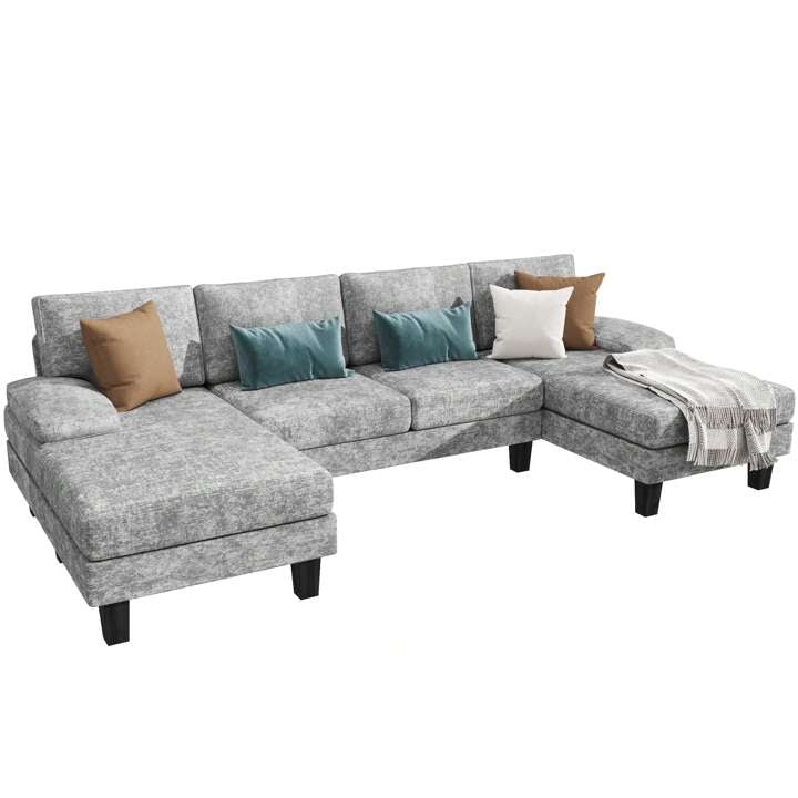 MILO 110" SECTIONAL - GRAY