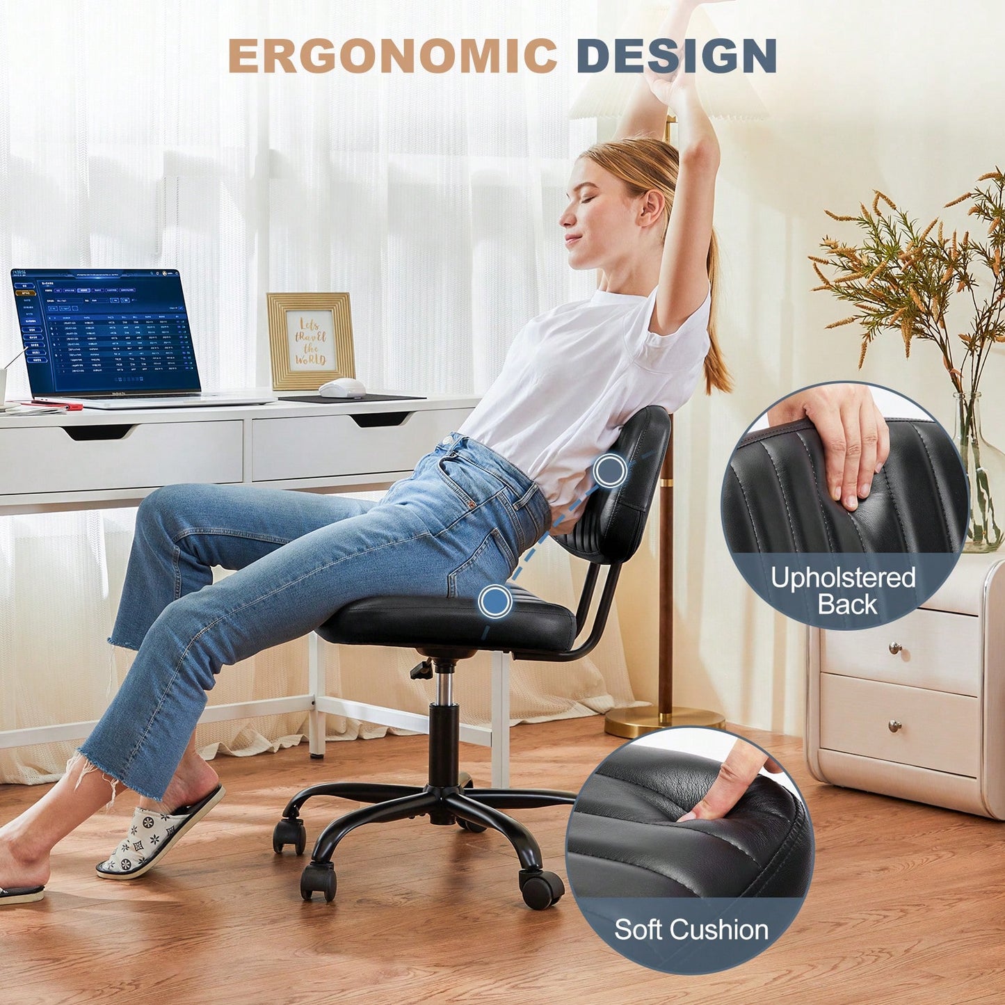 MAYA OFFICE CHAIR - BLACK