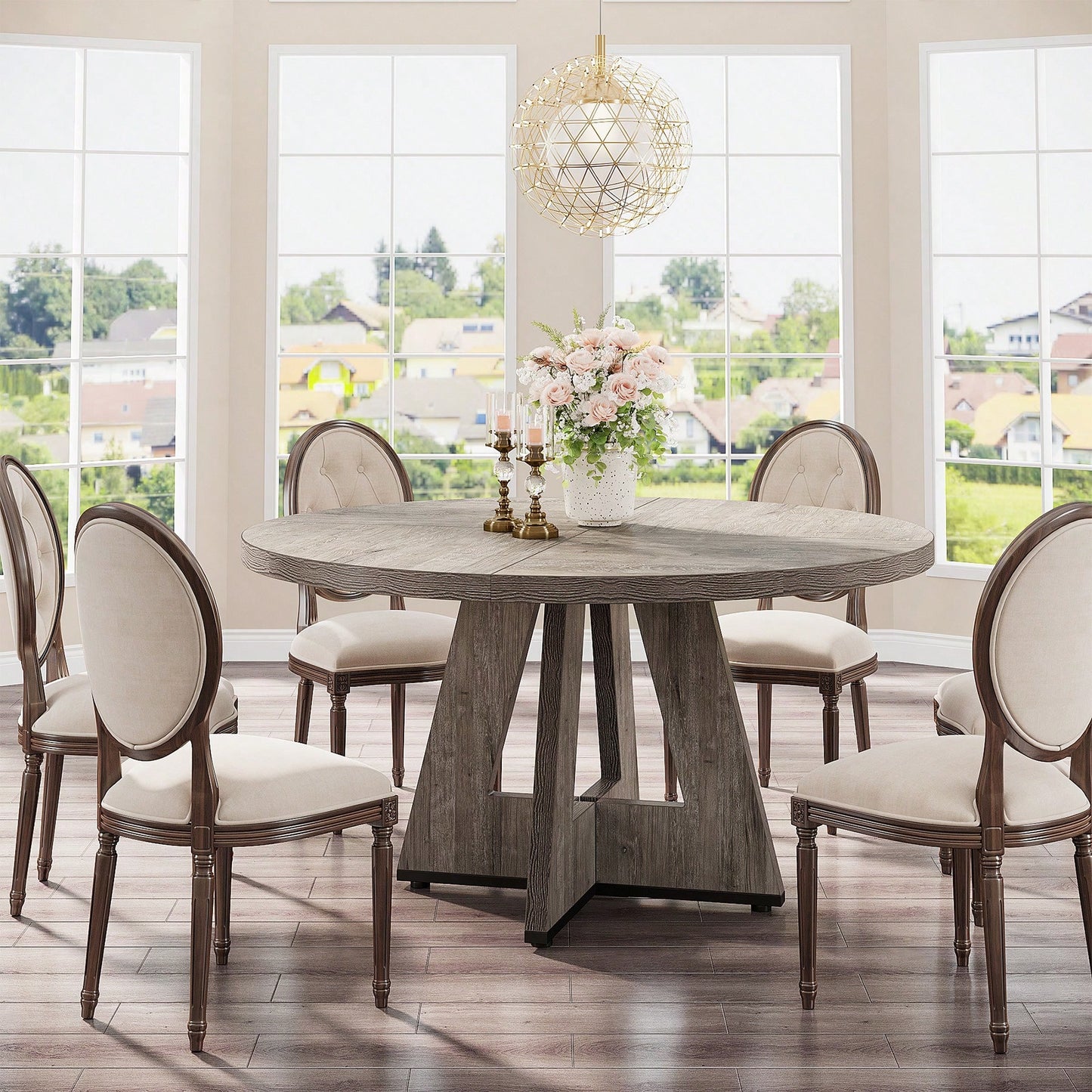 ISLA DINING TABLE - GRAY