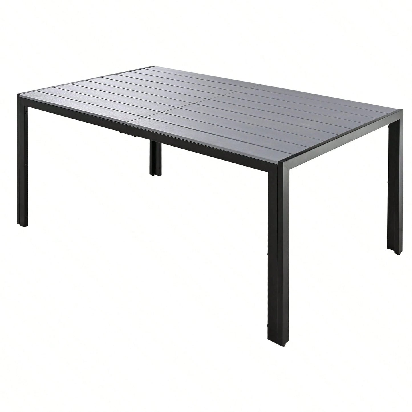 ALMAIRE 7-PIECE OUTDOOR DINING SET - GRAY