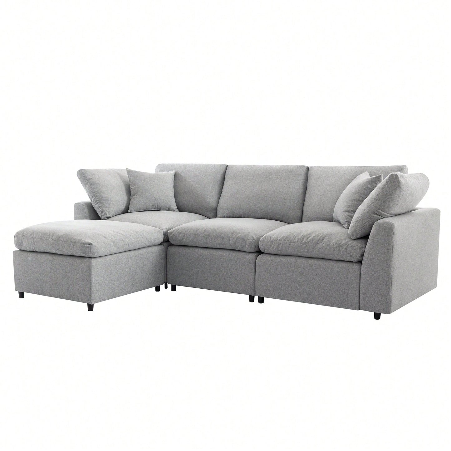 MARISELLE 104" SOFA w/ OTTOMAN