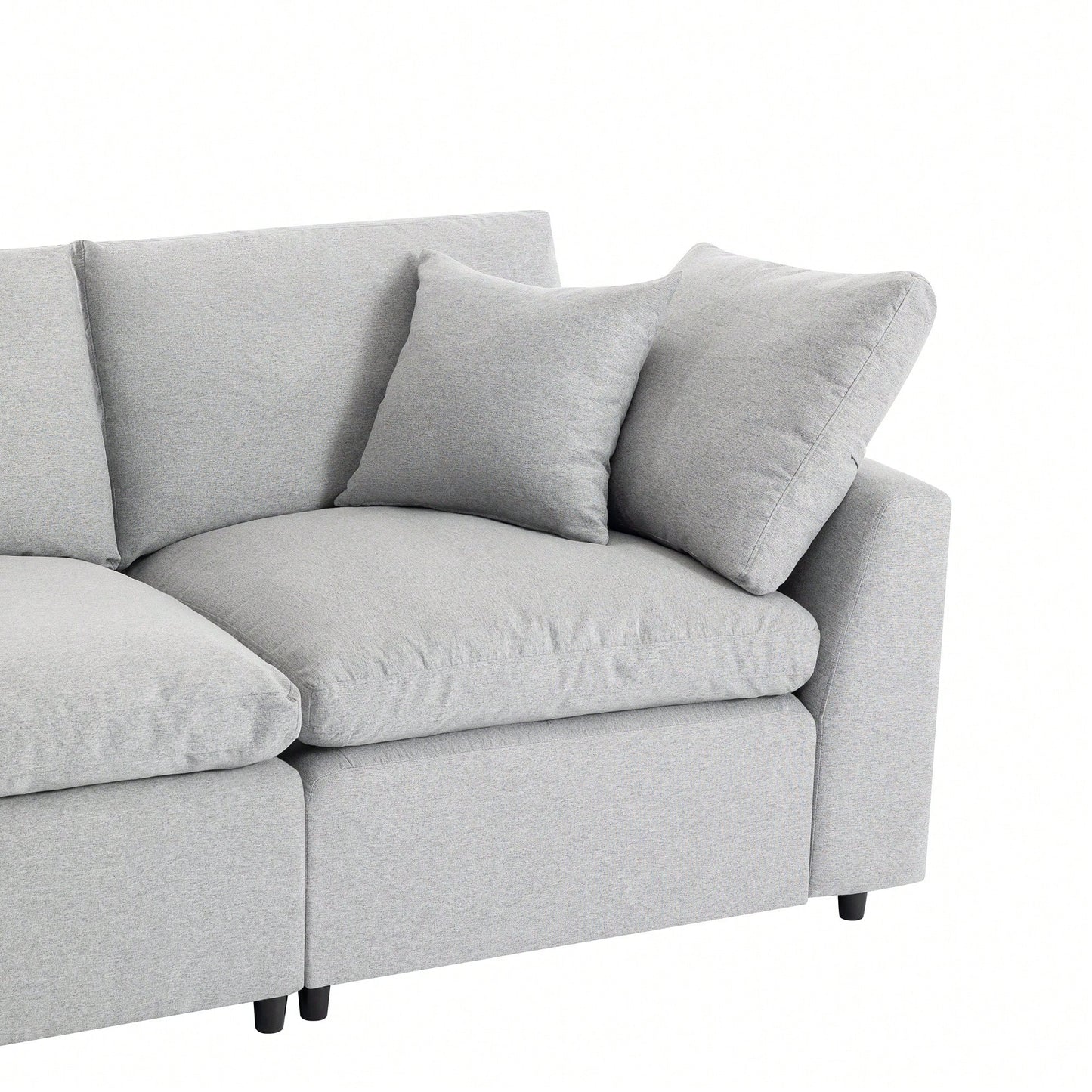 MARISELLE 104" SOFA w/ OTTOMAN