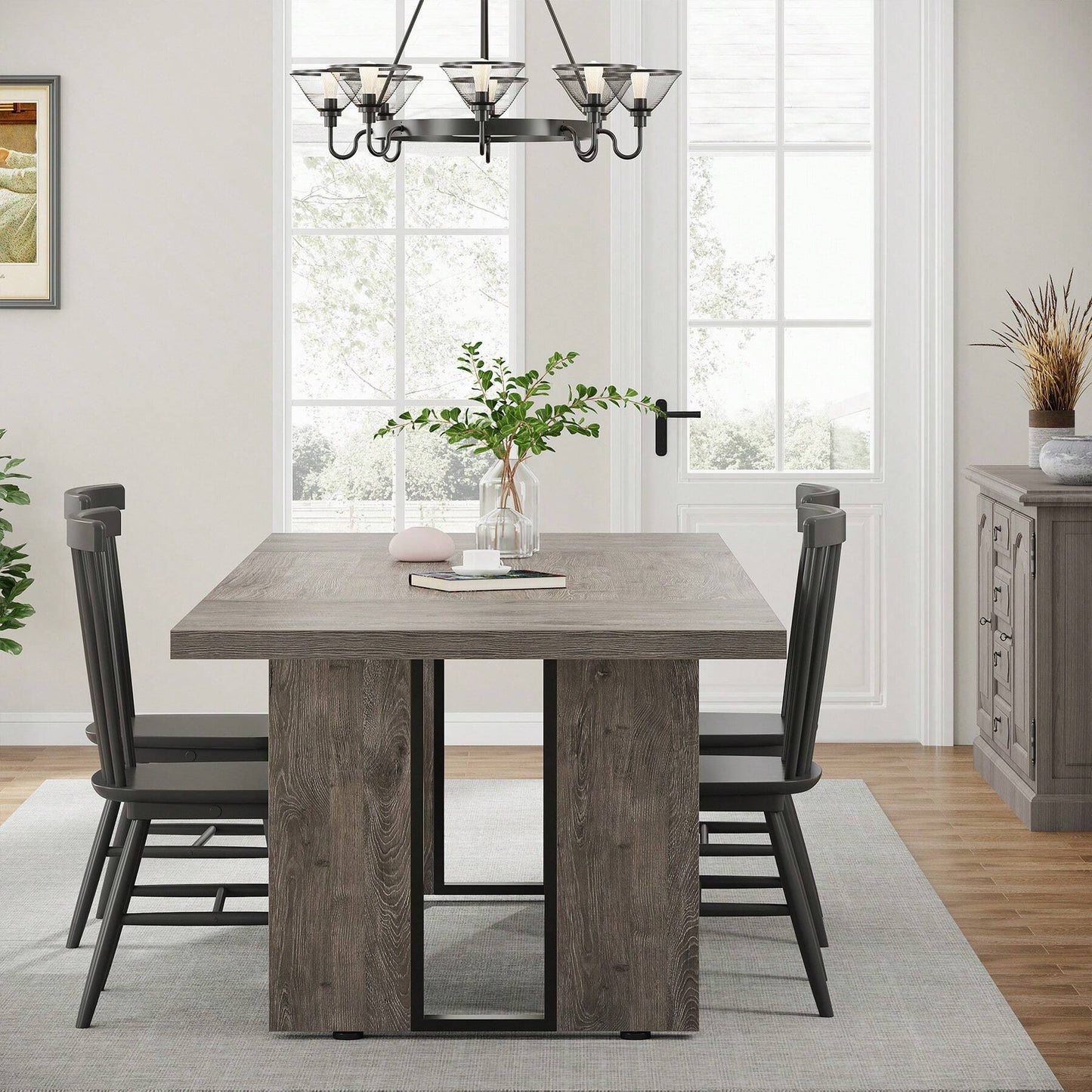 HERITAGE DINING TABLE - GRAY
