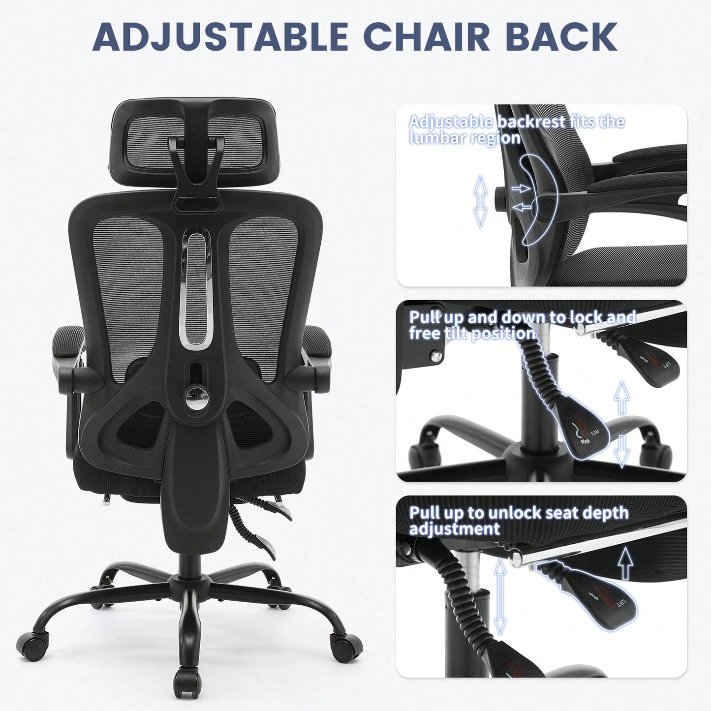 SAVINE OFFICE CHAIR - BLACK