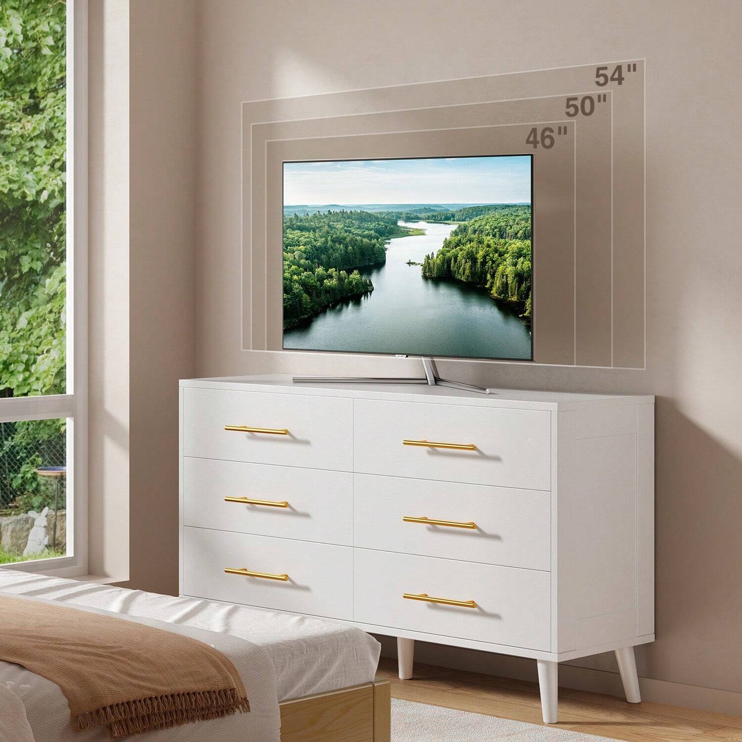 MUSE DRESSER - WHITE