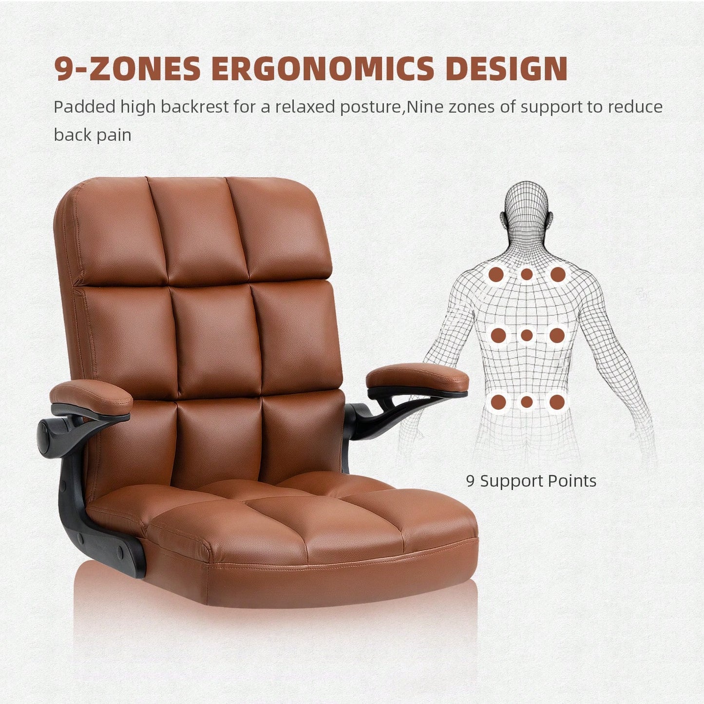 TAHLIA OFFICE CHAIR - BROWN