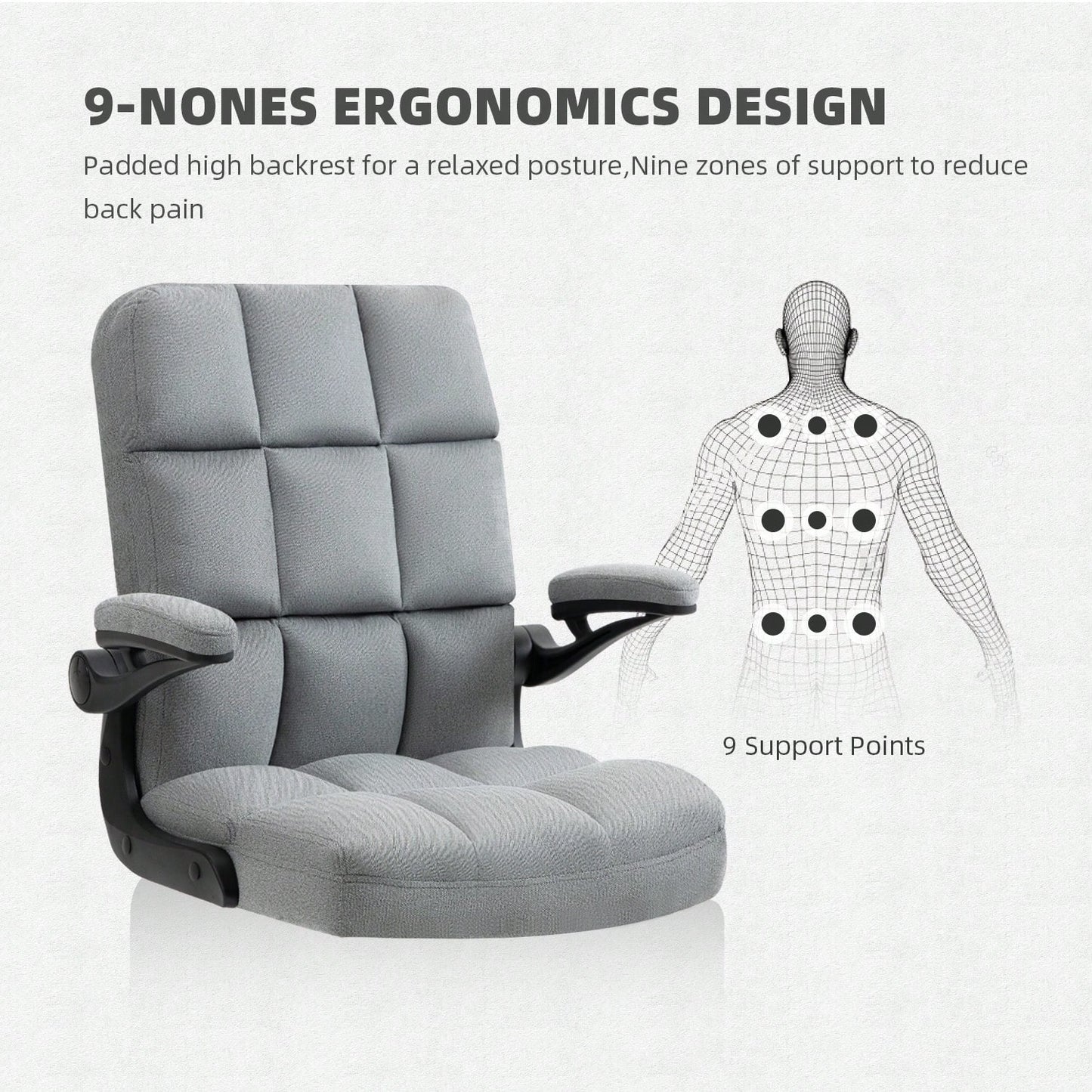TAHLIA OFFICE CHAIR - GRAY