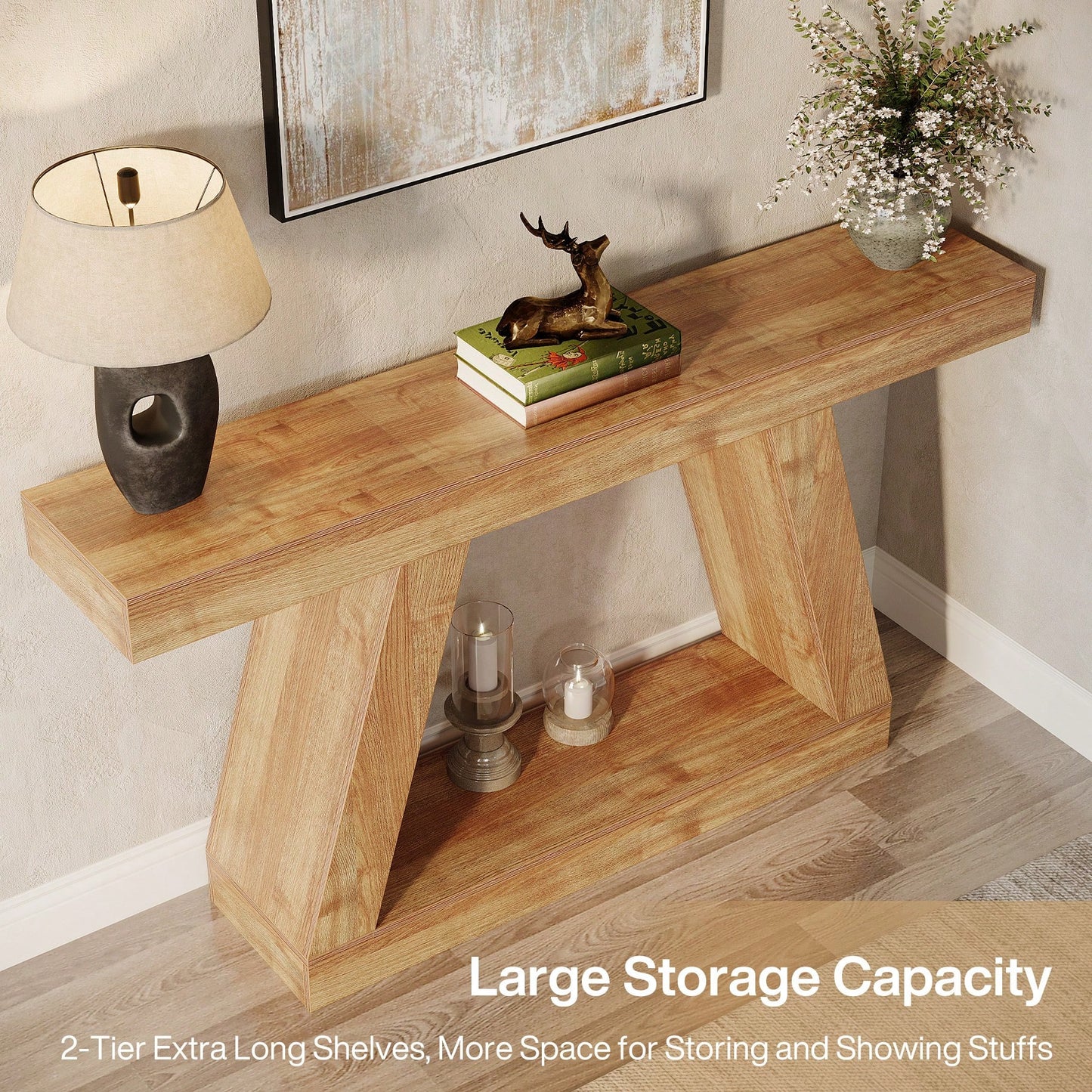 ASPEN 55" CONSOLE TABLE - NATURAL