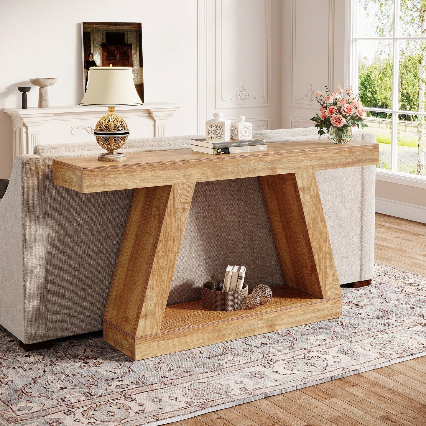 ASPEN 55" CONSOLE TABLE - NATURAL