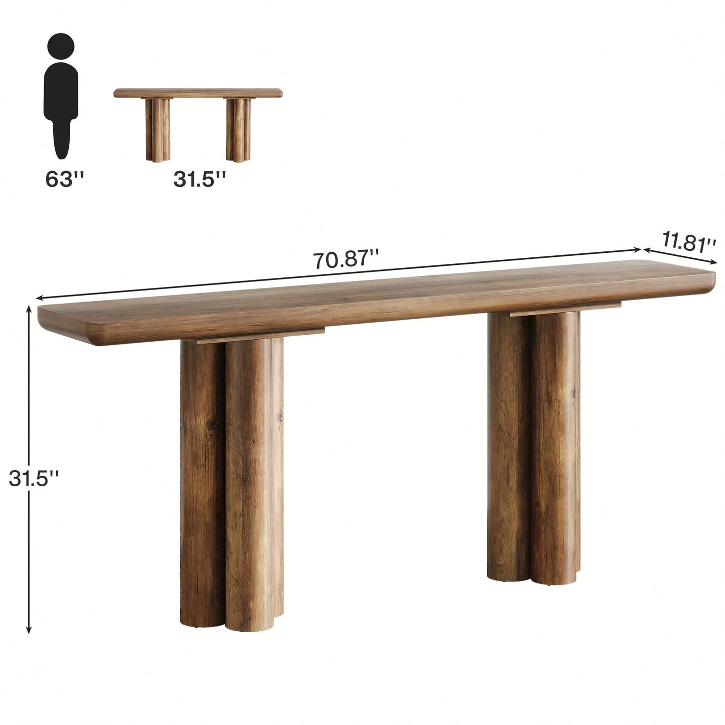 AMELIA 71" CONSOLE TABLE