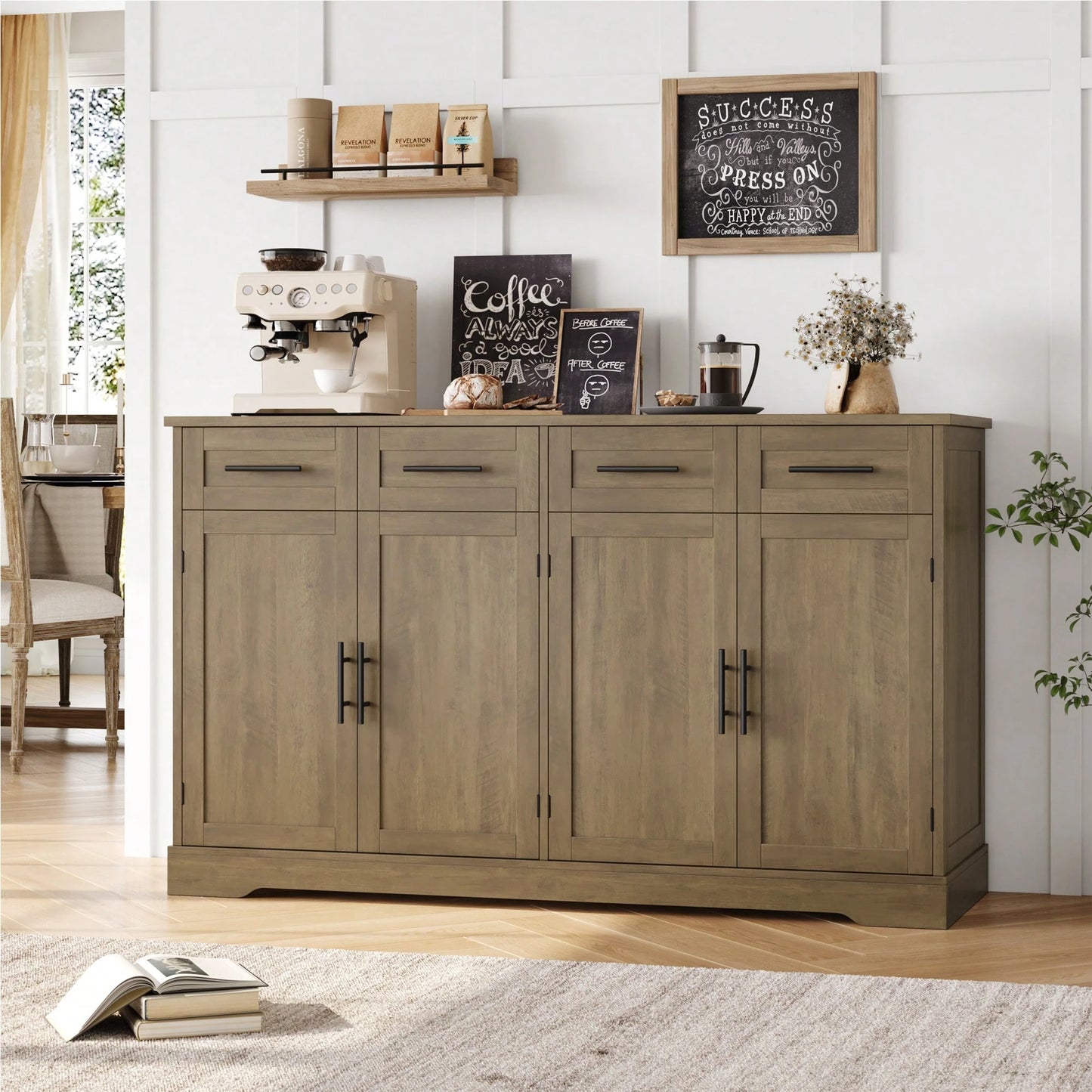 ESTELLE SIDEBOARD - BROWN