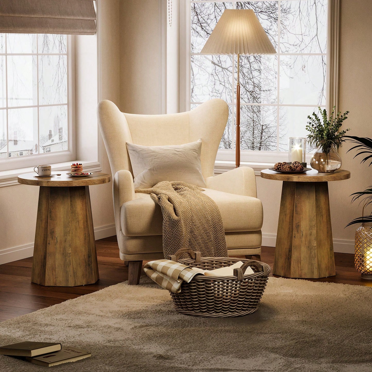 BRISTOL END TABLE - WALNUT