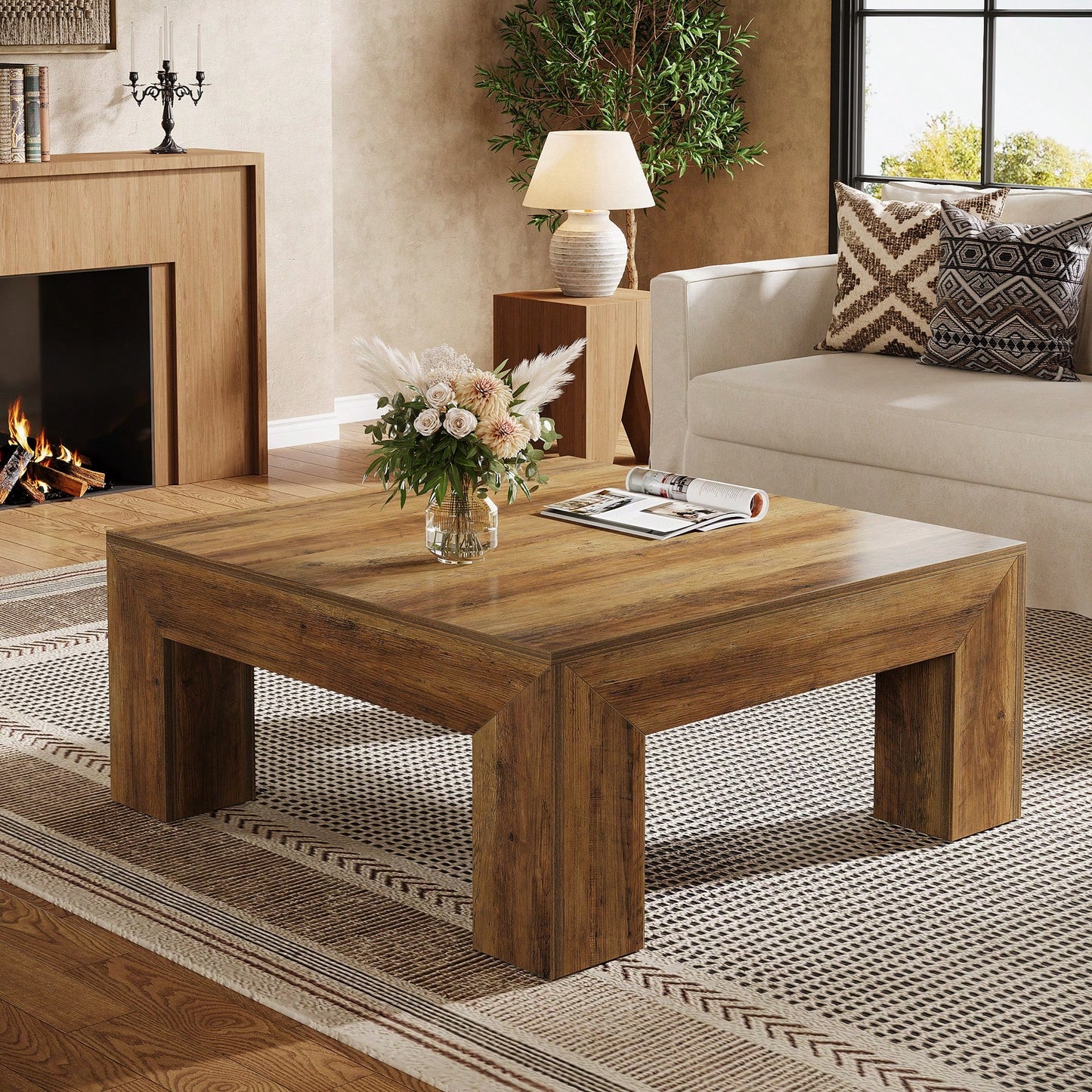 GRANT COFFEE TABLE - BROWN