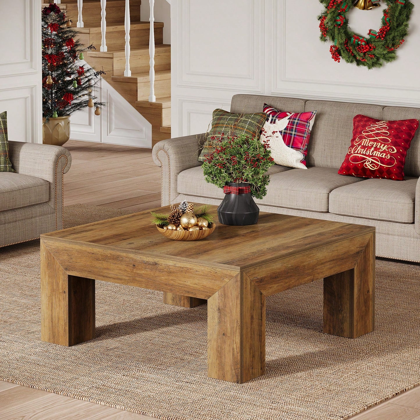 GRANT COFFEE TABLE - BROWN