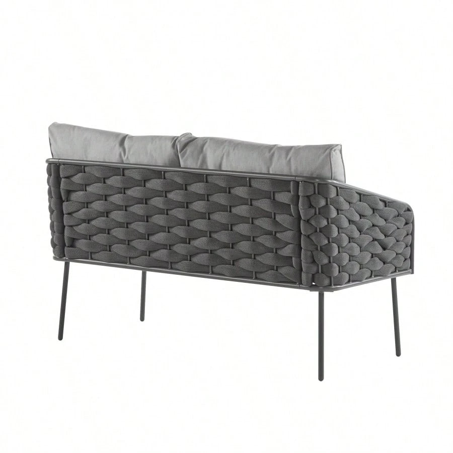 NERIDA 4-PIECE OUTDOOR LOUNGE SET - GRAY