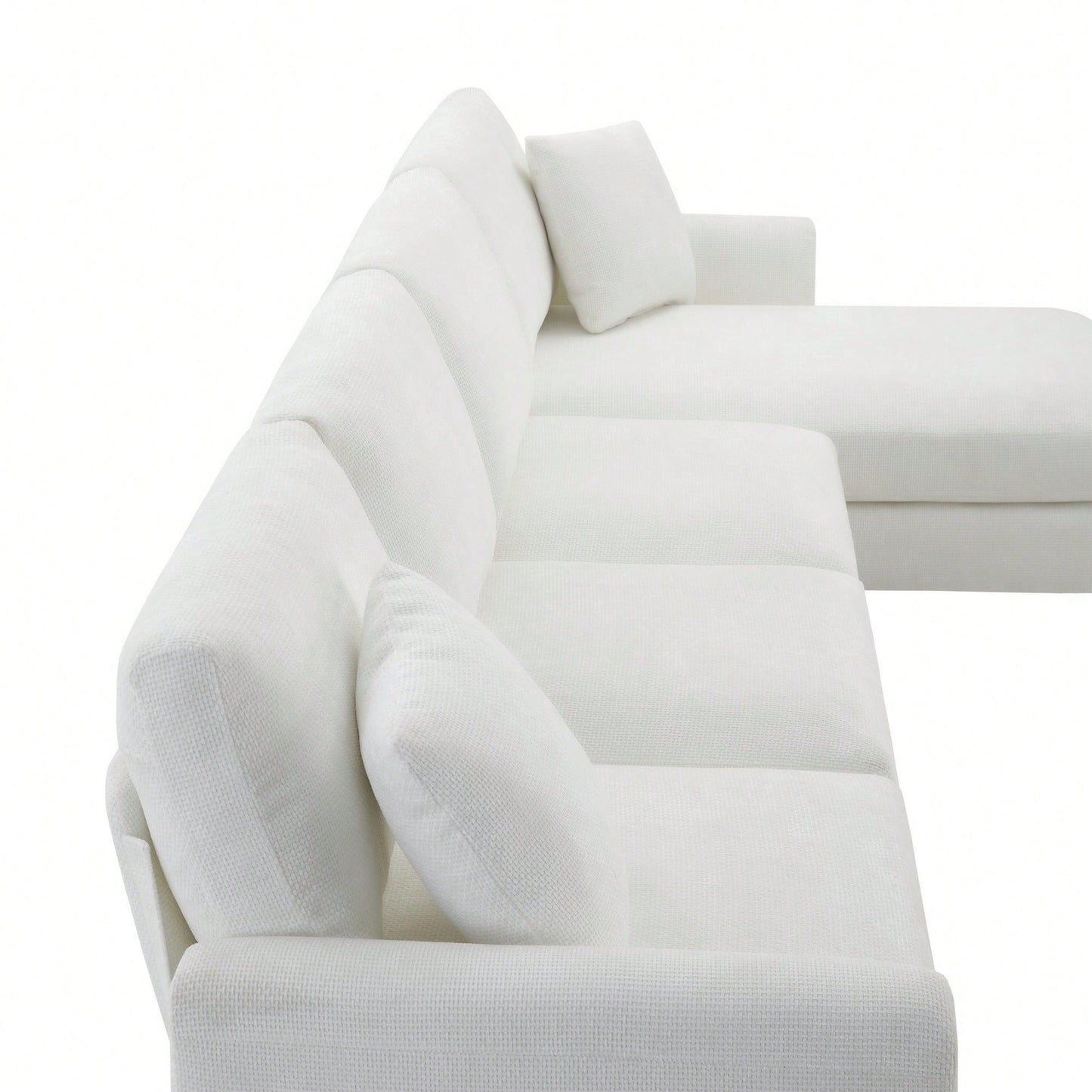 LAYLA 119" SECTIONAL - WHITE
