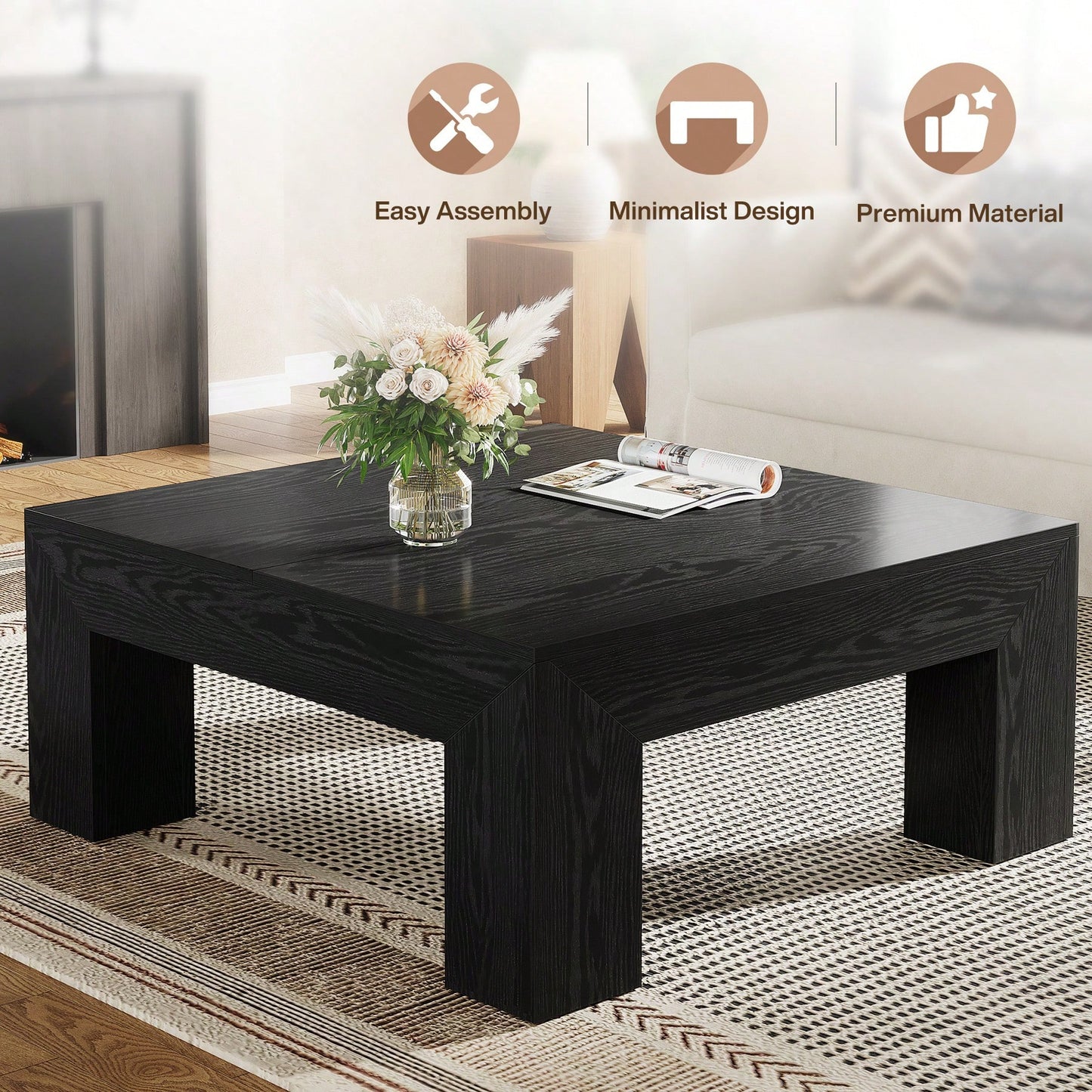GRANT COFFEE TABLE - BLACK