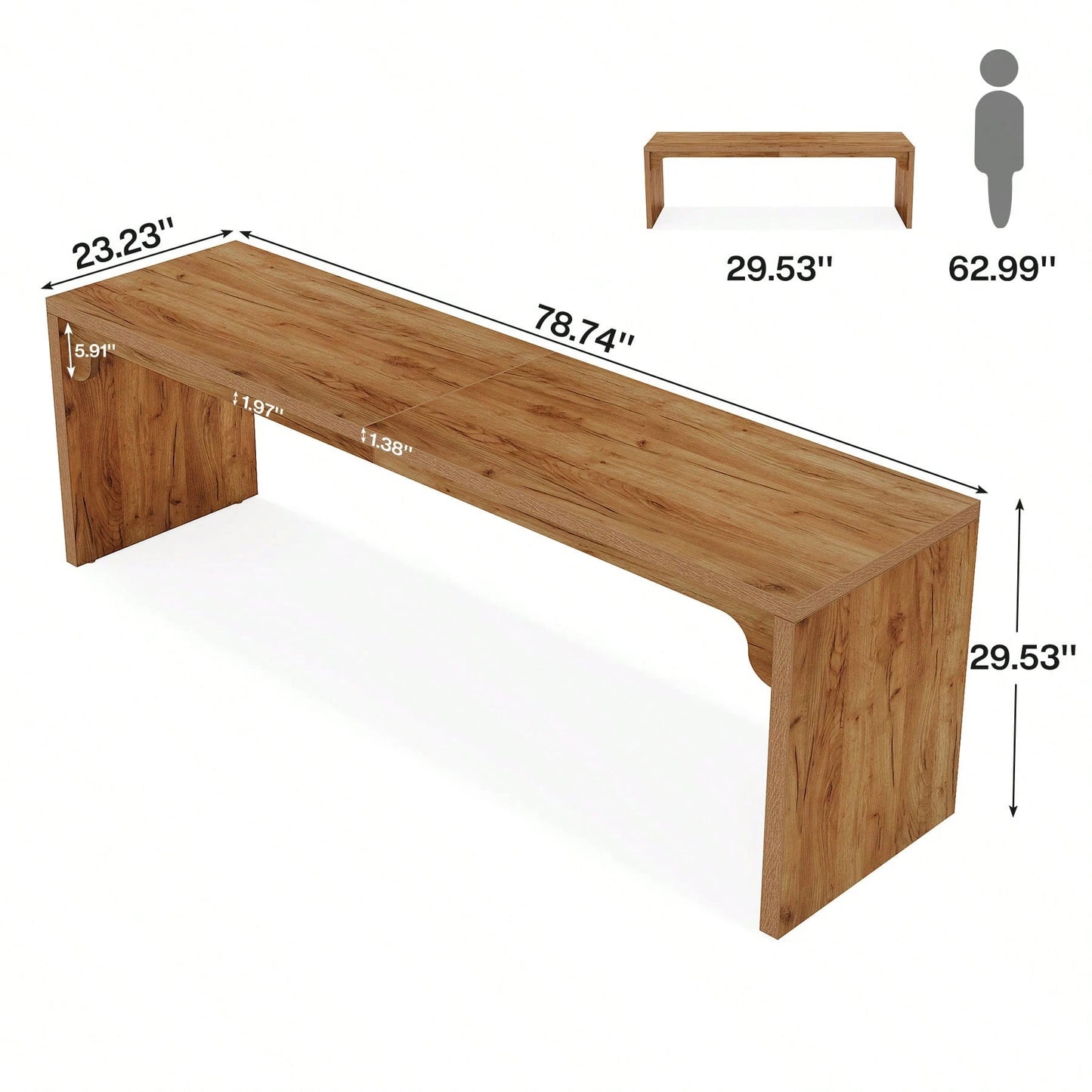 MARLOWE 79" OFFICE DESK