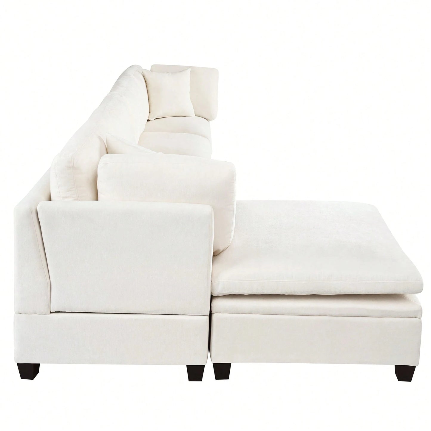 LIOR 119" SECTIONAL - BEIGE