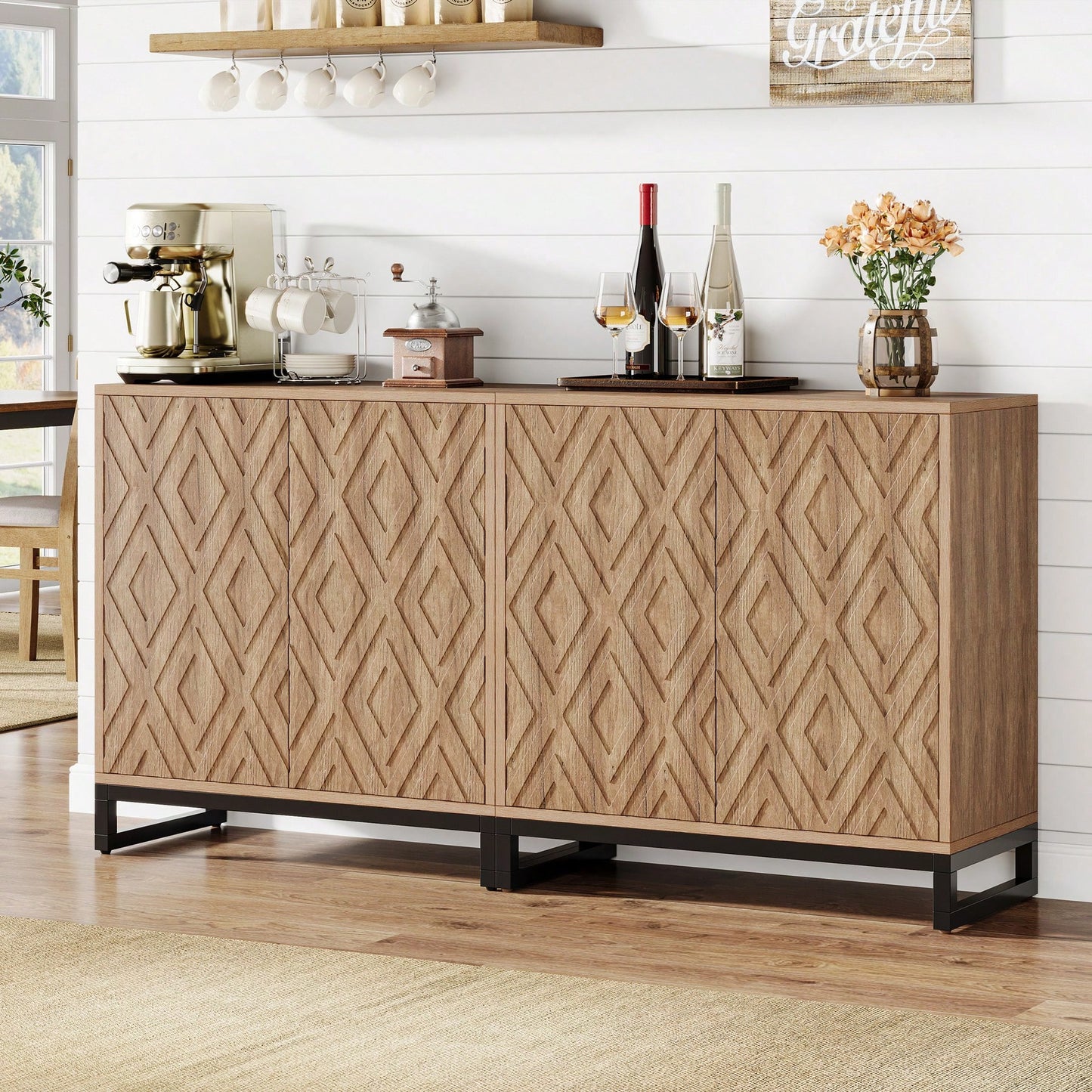 SORAYA SIDEBOARD - DARK BROWN