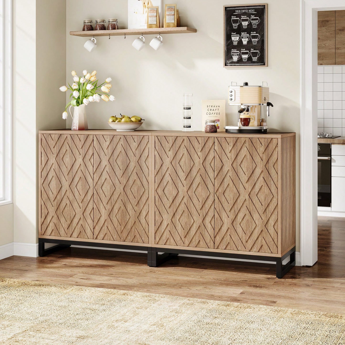 SORAYA SIDEBOARD - DARK BROWN