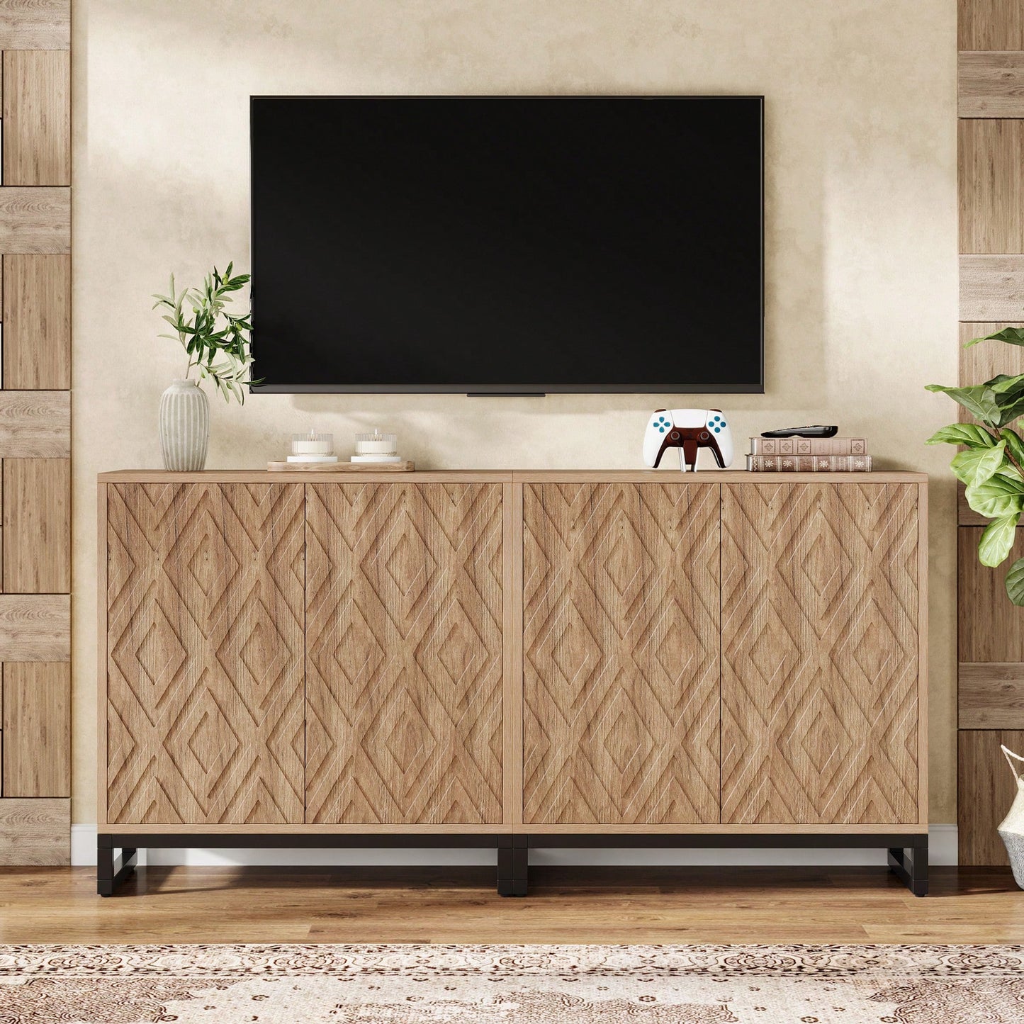 SORAYA SIDEBOARD - DARK BROWN