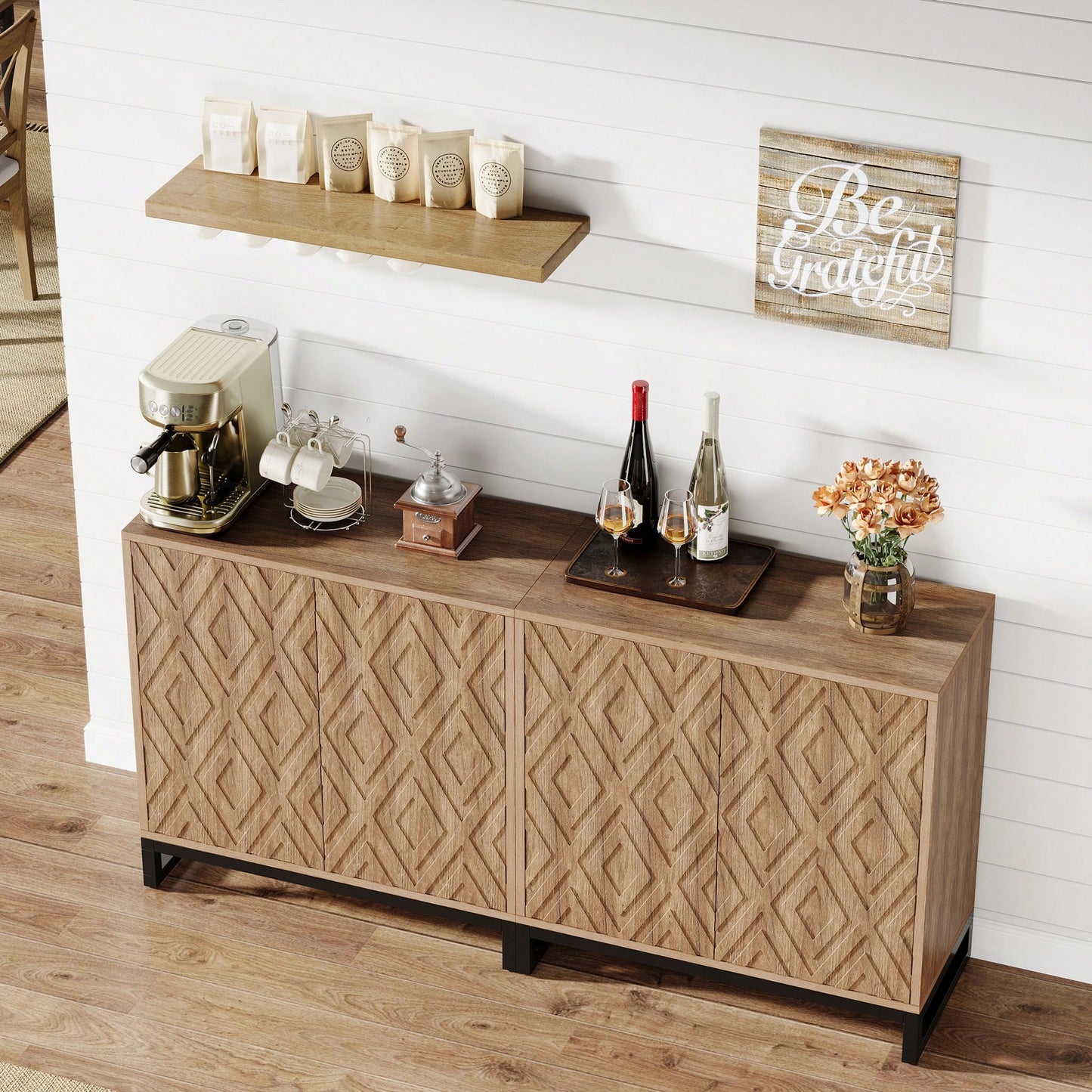 SORAYA SIDEBOARD - DARK BROWN