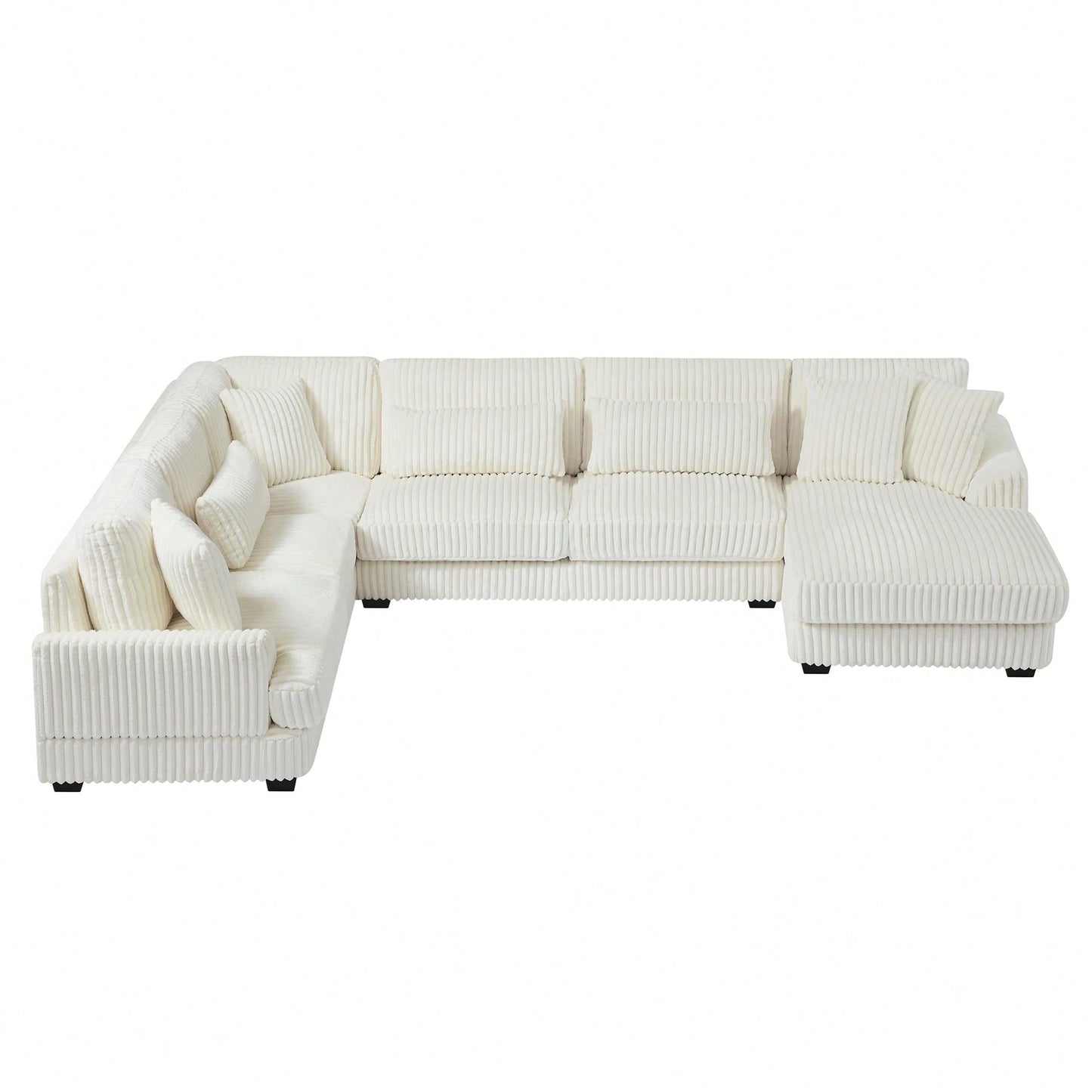 LOVETH 119" SECTIONAL - BEIGE