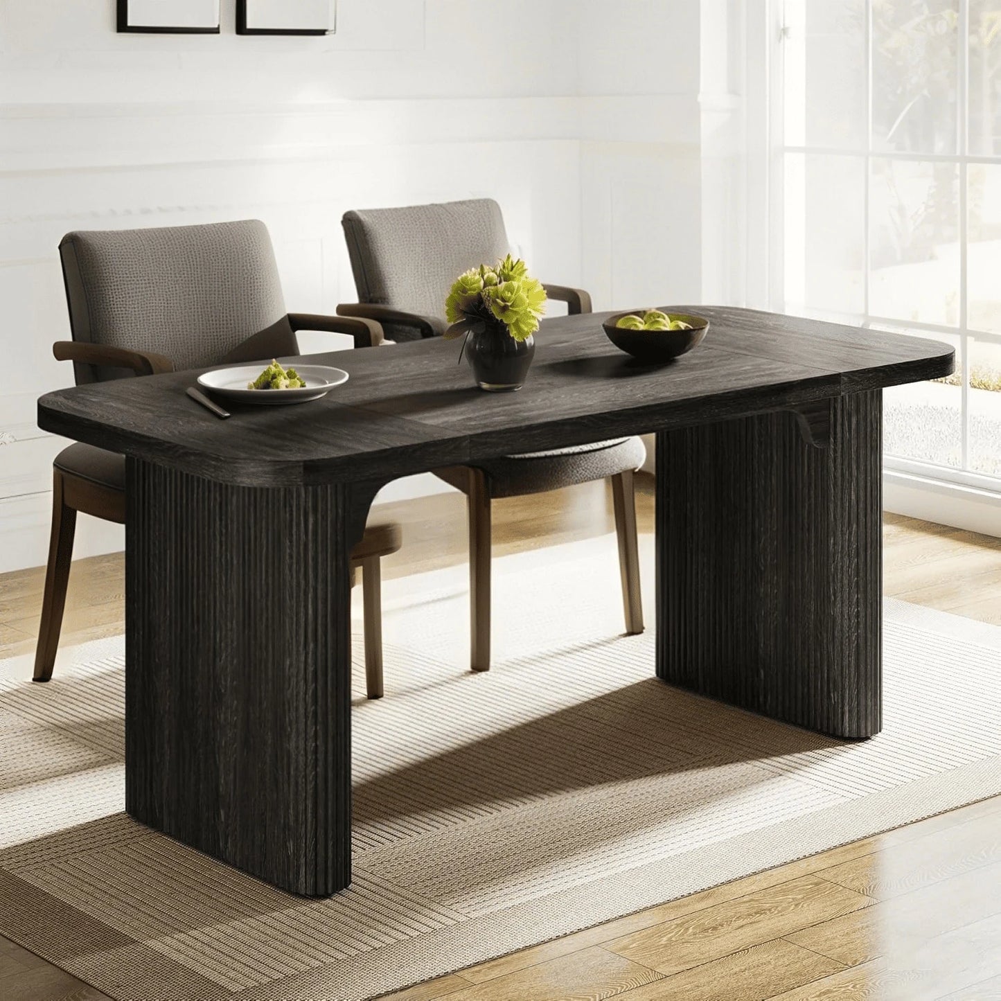 AALIYAH DINING TABLE - BLACK