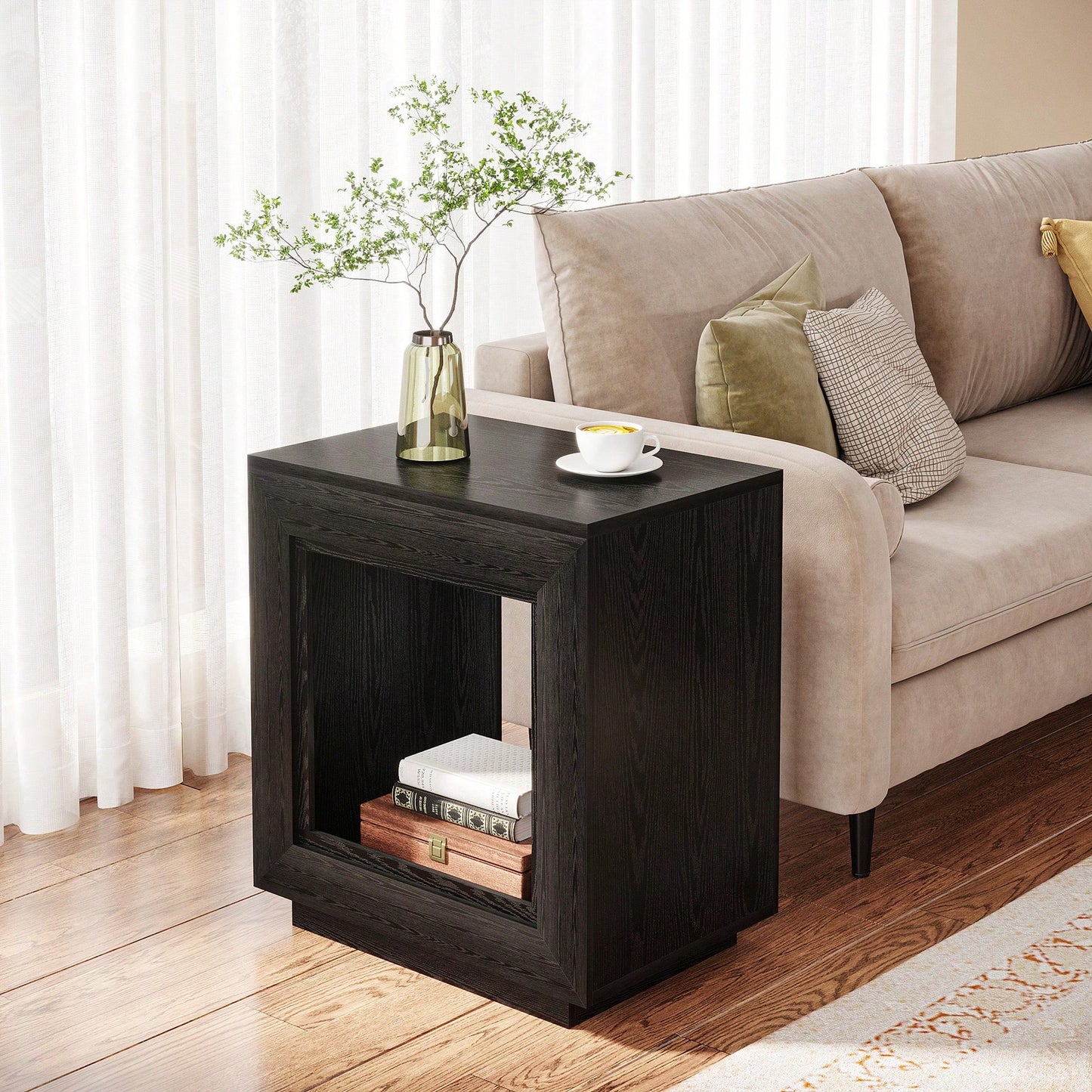 DURHAM END TABLE - BLACK