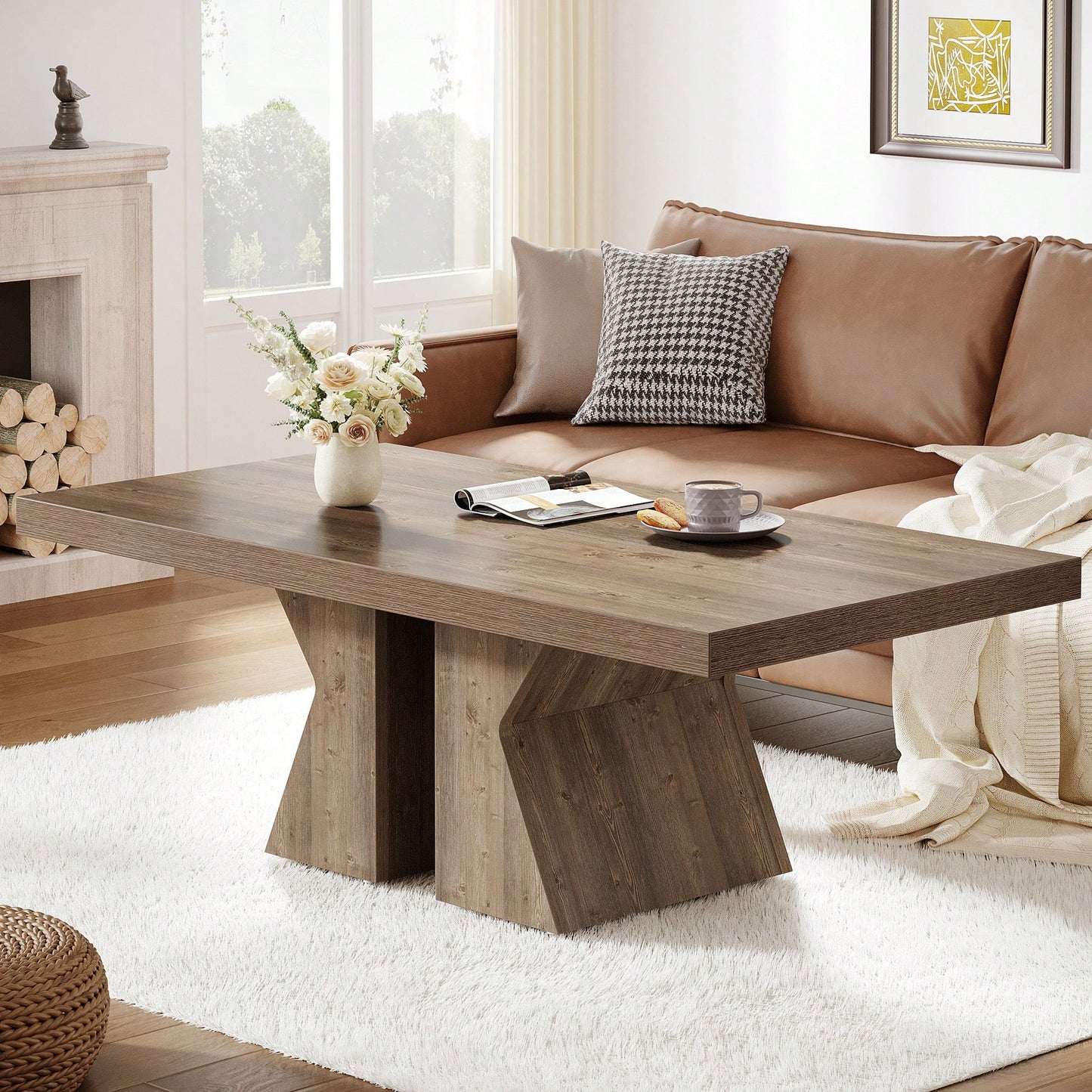 MONTROSE COFFEE TABLE - BROWN