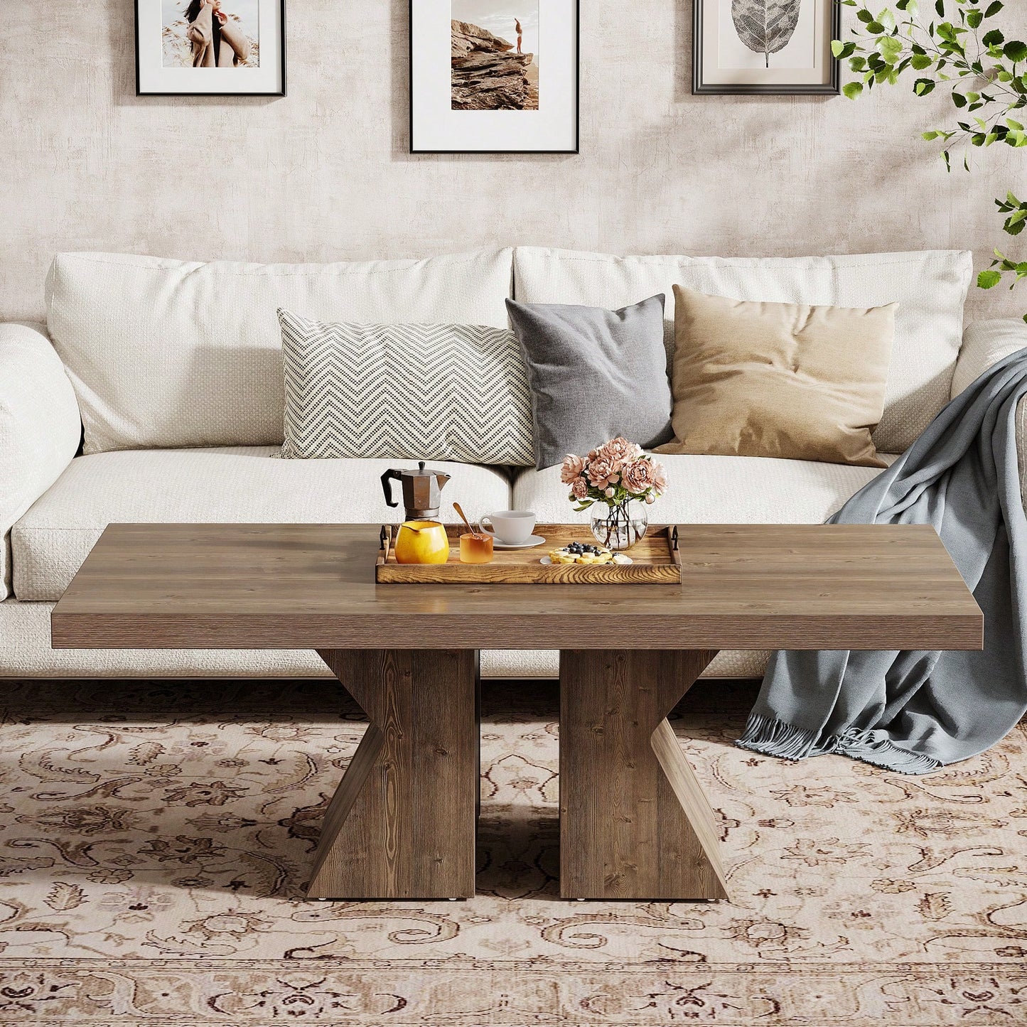 MONTROSE COFFEE TABLE - BROWN