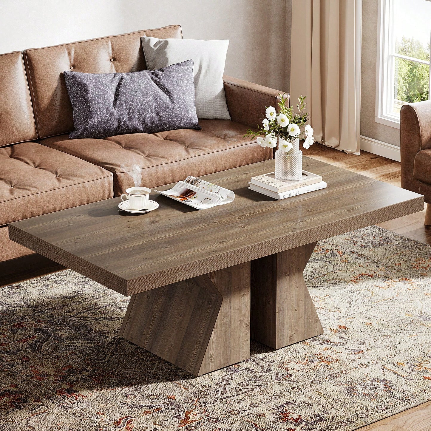 MONTROSE COFFEE TABLE - BROWN