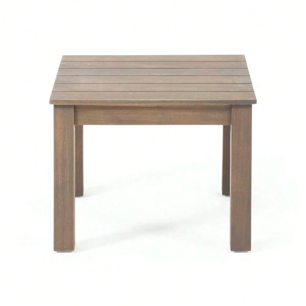 OUTDOOR END TABLE - GRAY