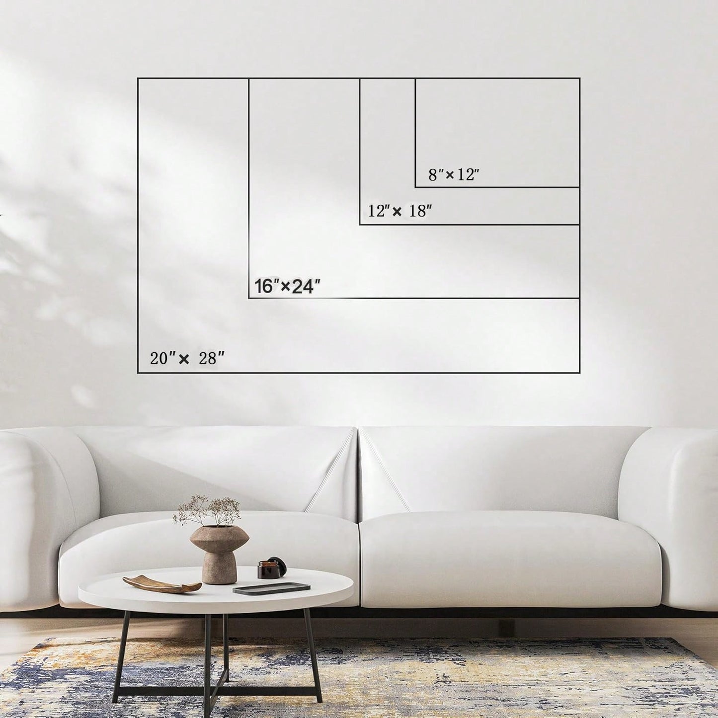 BOHEMIAN FLOWERS CANVAS WALL ART