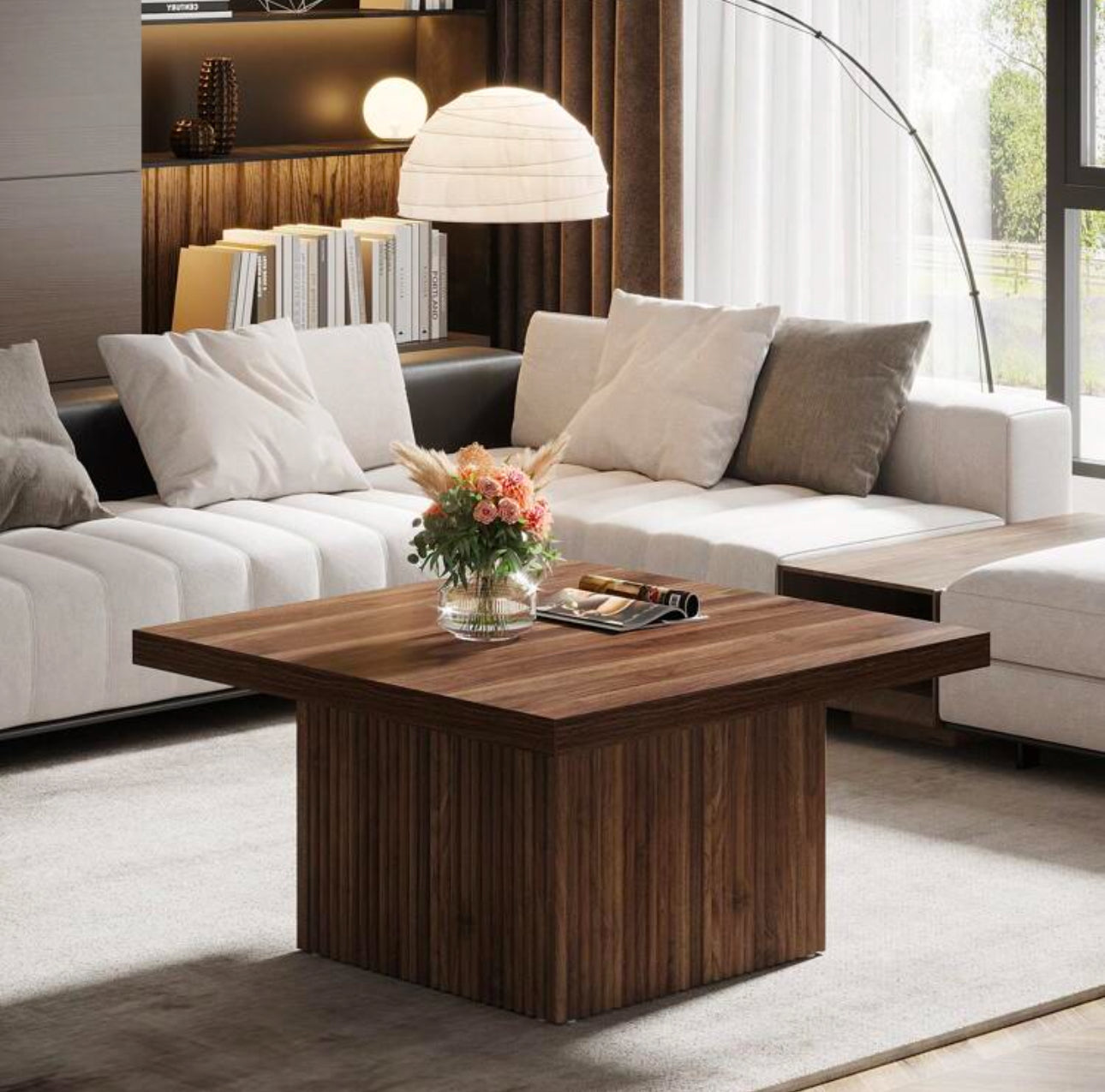 CALDRA COFFEE TABLE - BROWN