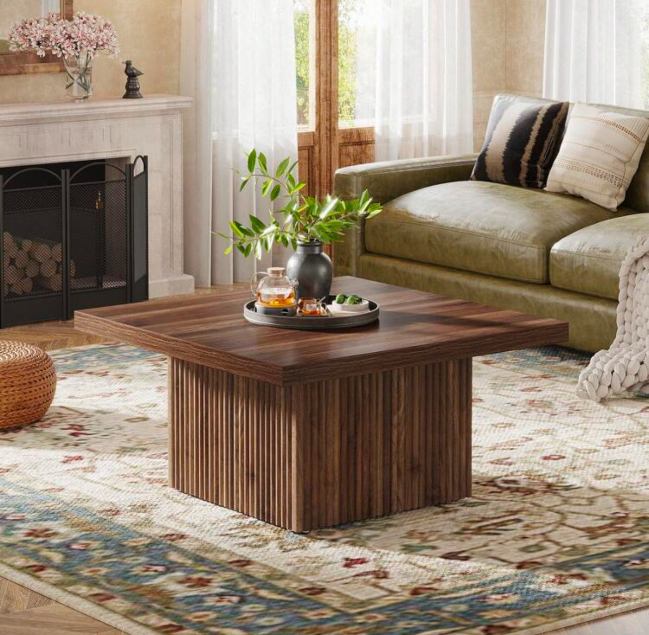 CALDRA COFFEE TABLE - BROWN