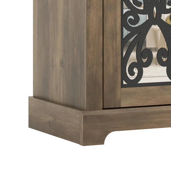 CALIDIA CABINET - KNOTTY OAK