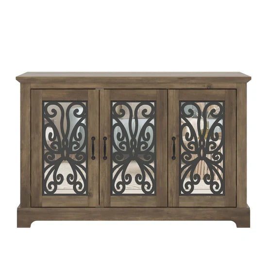 CALIDIA CABINET - KNOTTY OAK