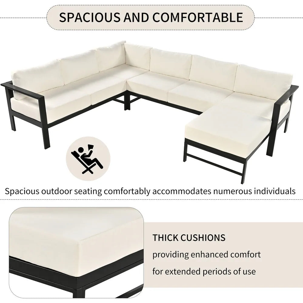 MONROE OUTDOOR SECTIONAL - WHITE