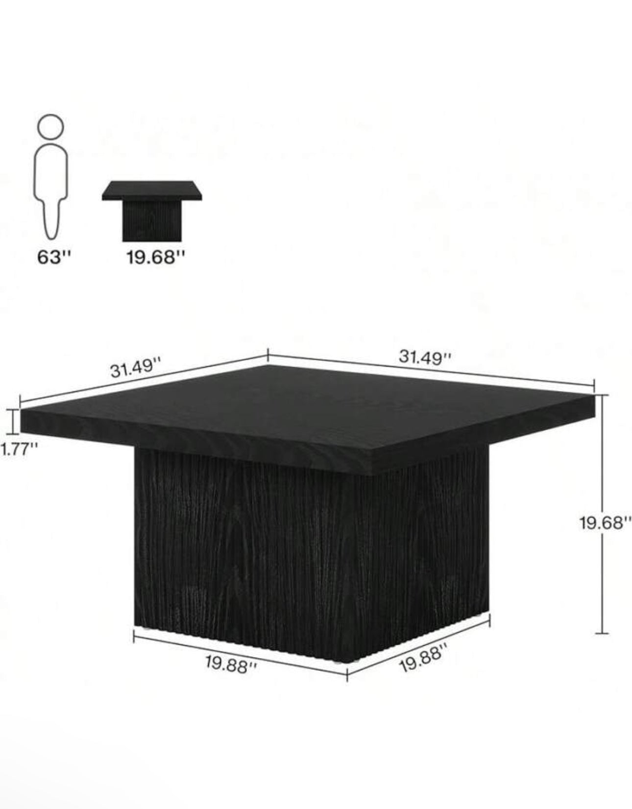 CALDRA COFFEE TABLE - BROWN