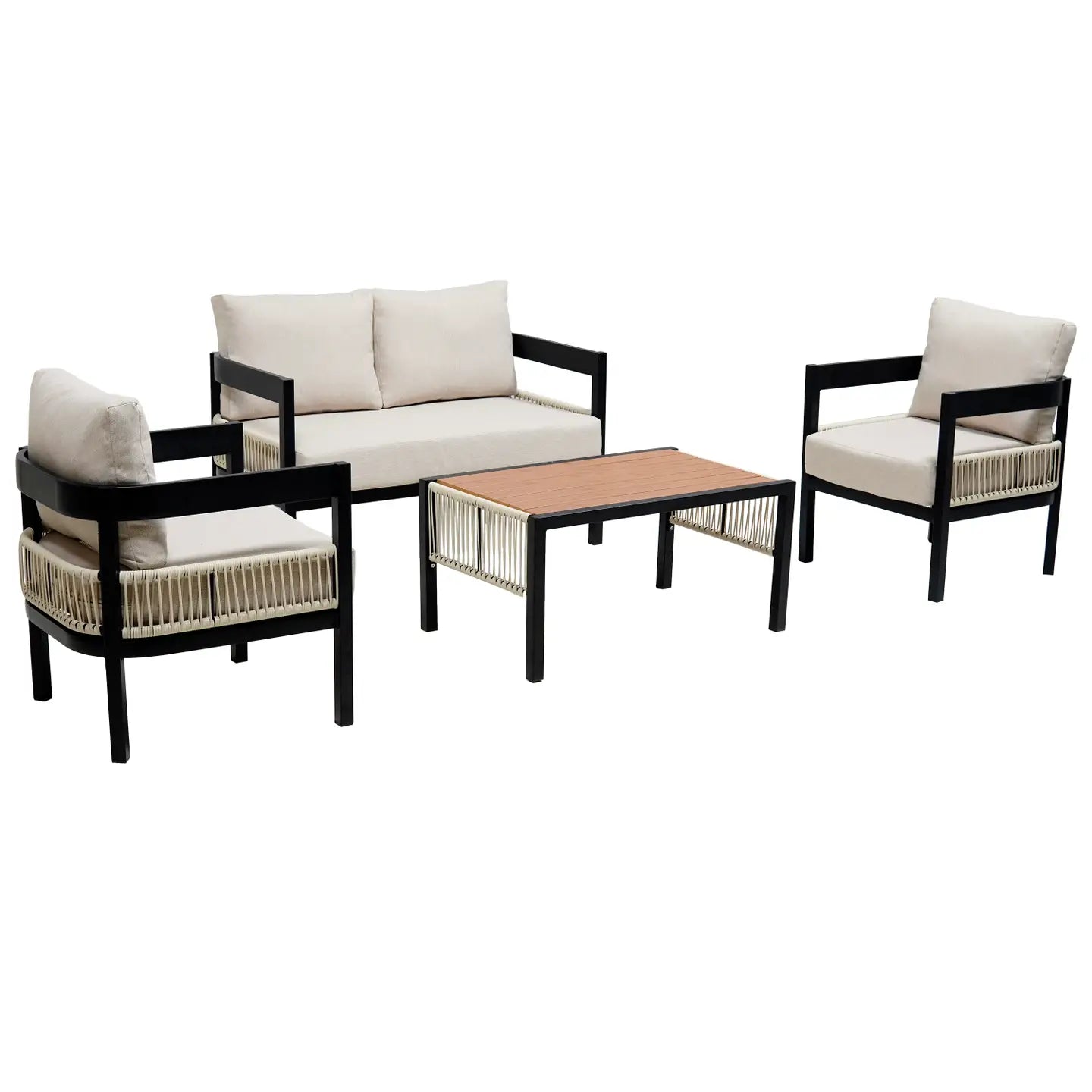 PLAYA 4-PIECE OUTDOOR LOUNGE SET