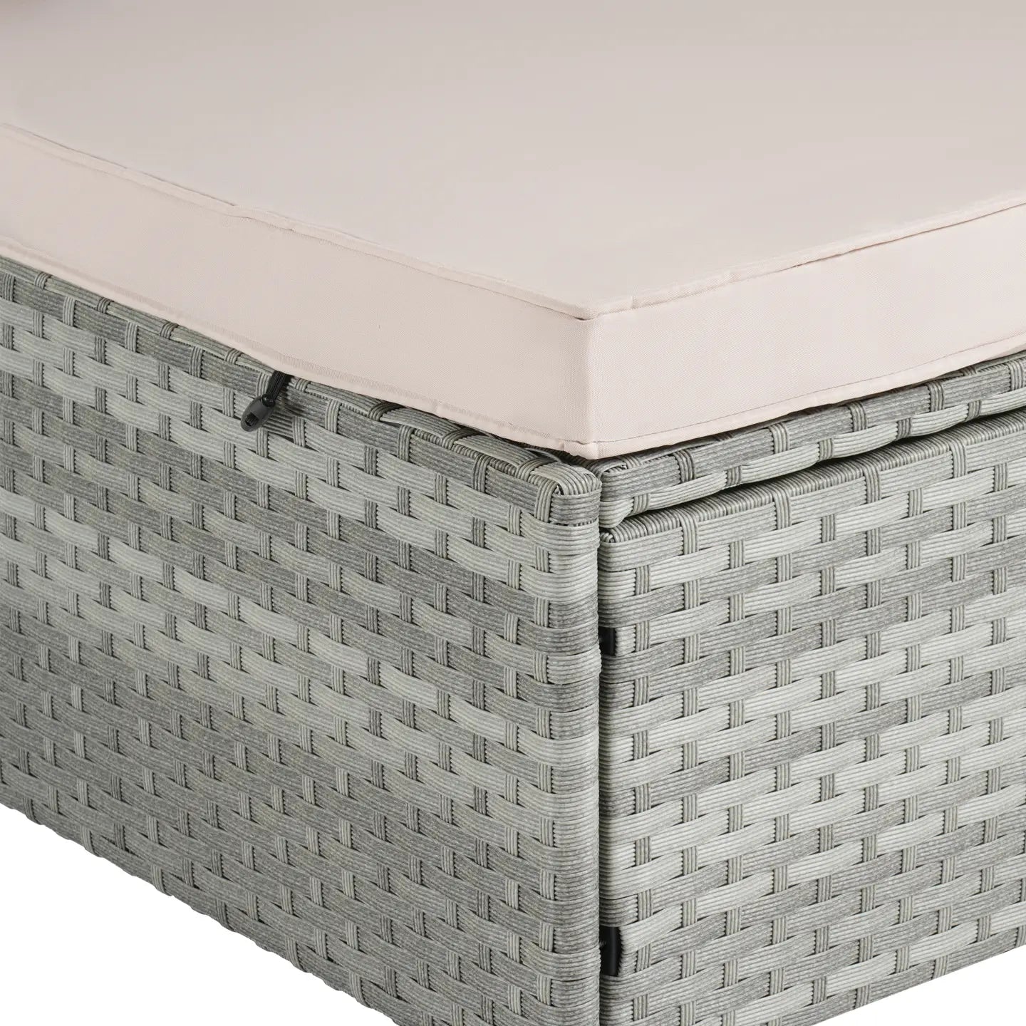 OASIS CHAISE LOUNGE - GRAY / BEIGE (SET OF 2)