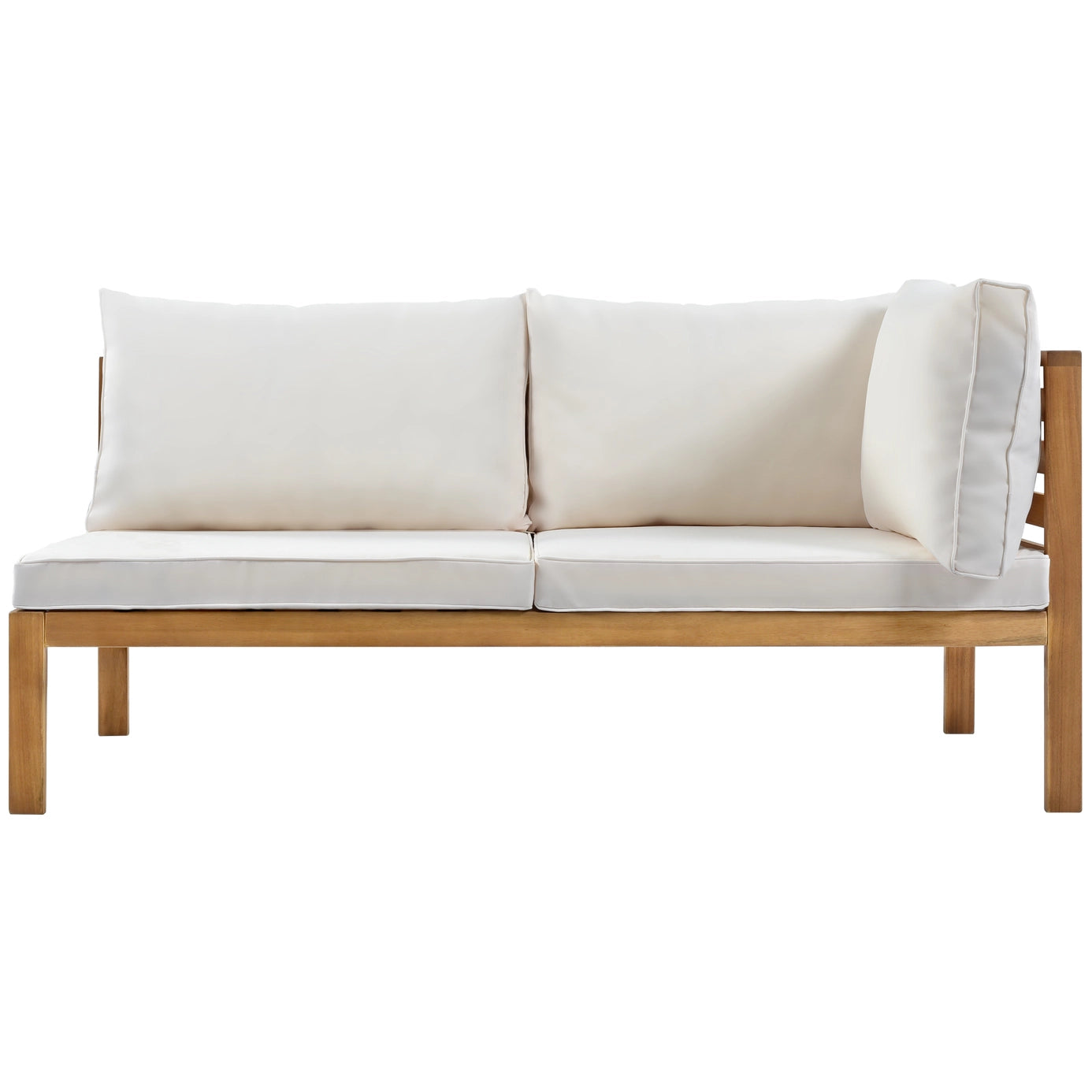 AVENELLE OUTDOOR SECTIONAL SET - NATURAL / BEIGE