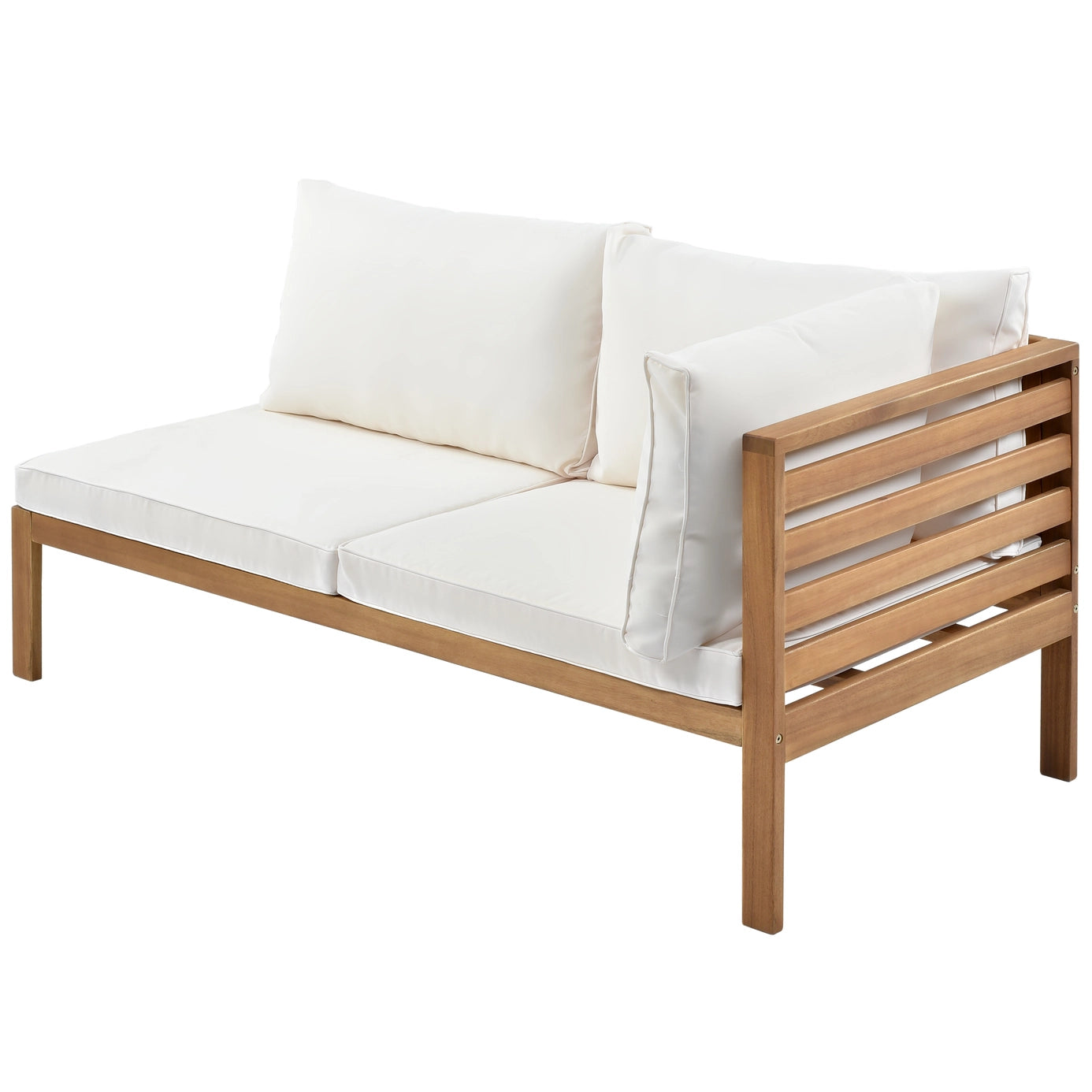 AVENELLE OUTDOOR SECTIONAL SET - NATURAL / BEIGE