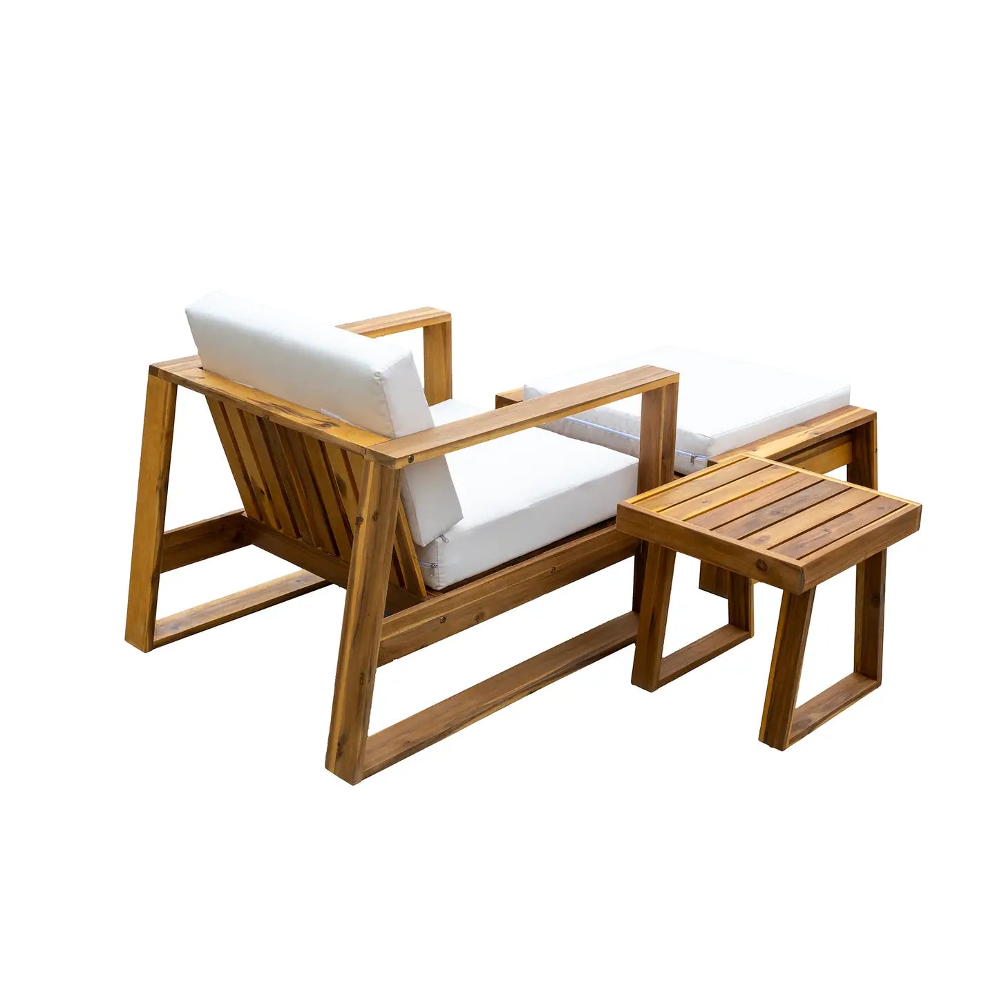 AVA 3-PIECE OUTDOOR LOUNGE SET - NATURAL / BEIGE