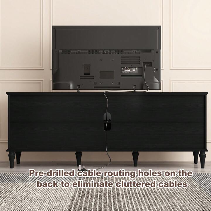 KENSINGTON 67” MEDIA CONSOLE - BLACK