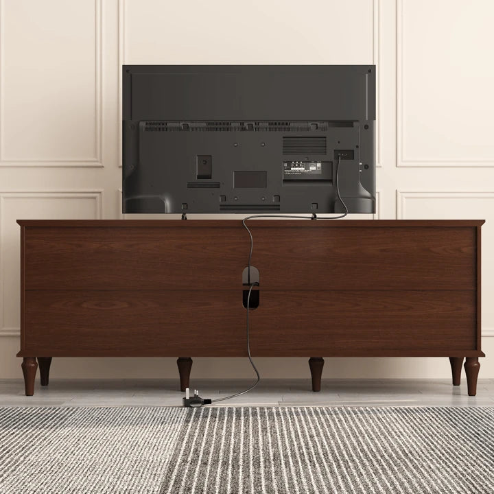 KENSINGTON 67” MEDIA CONSOLE - BROWN
