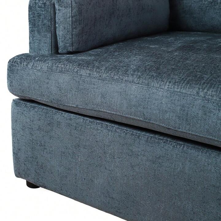 HAWTHORNE OVERSIZED LOUNGE CHAIR - BLUE