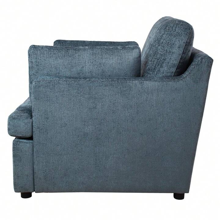 HAWTHORNE OVERSIZED LOUNGE CHAIR - BLUE